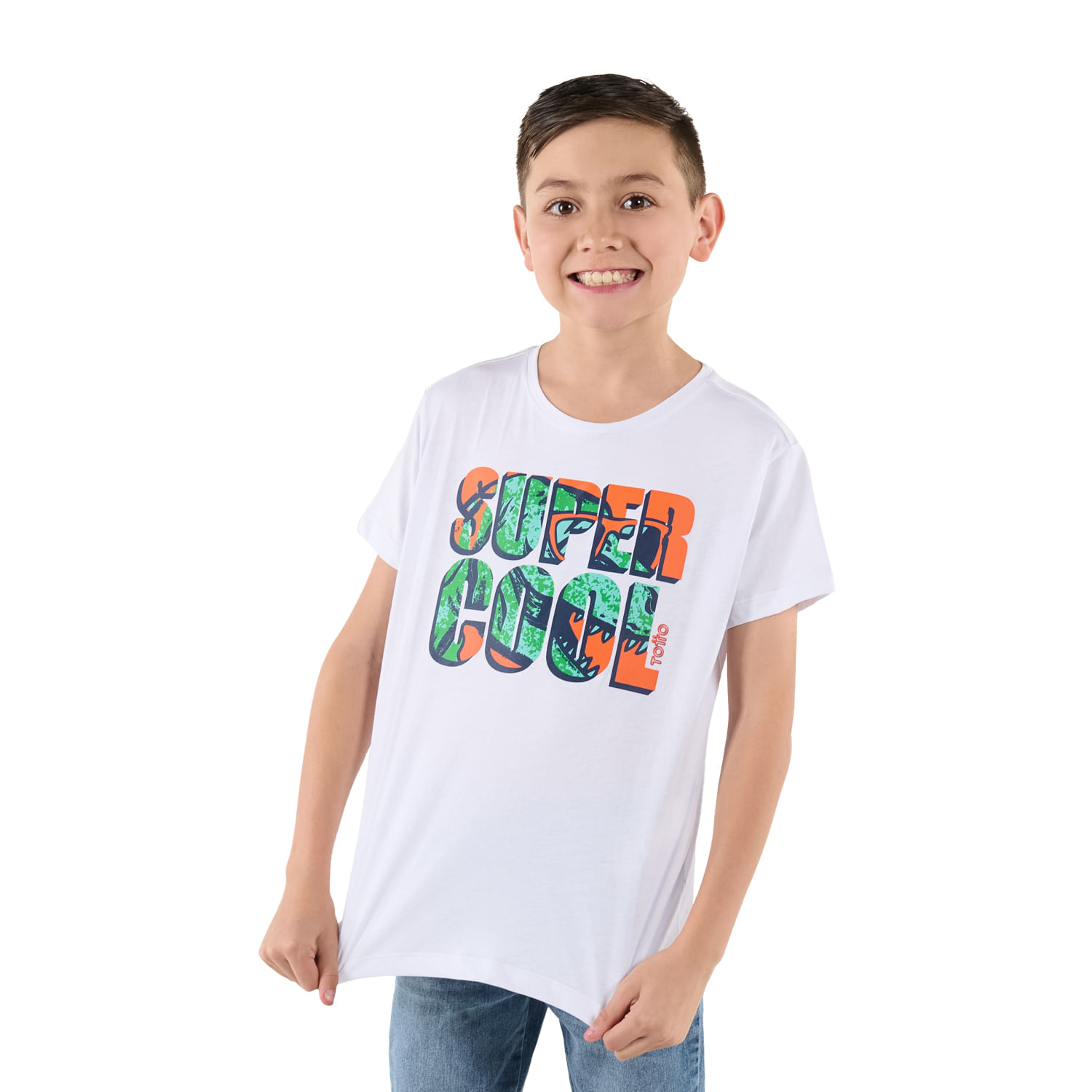 Camiseta para Niño Proyecty Blanca