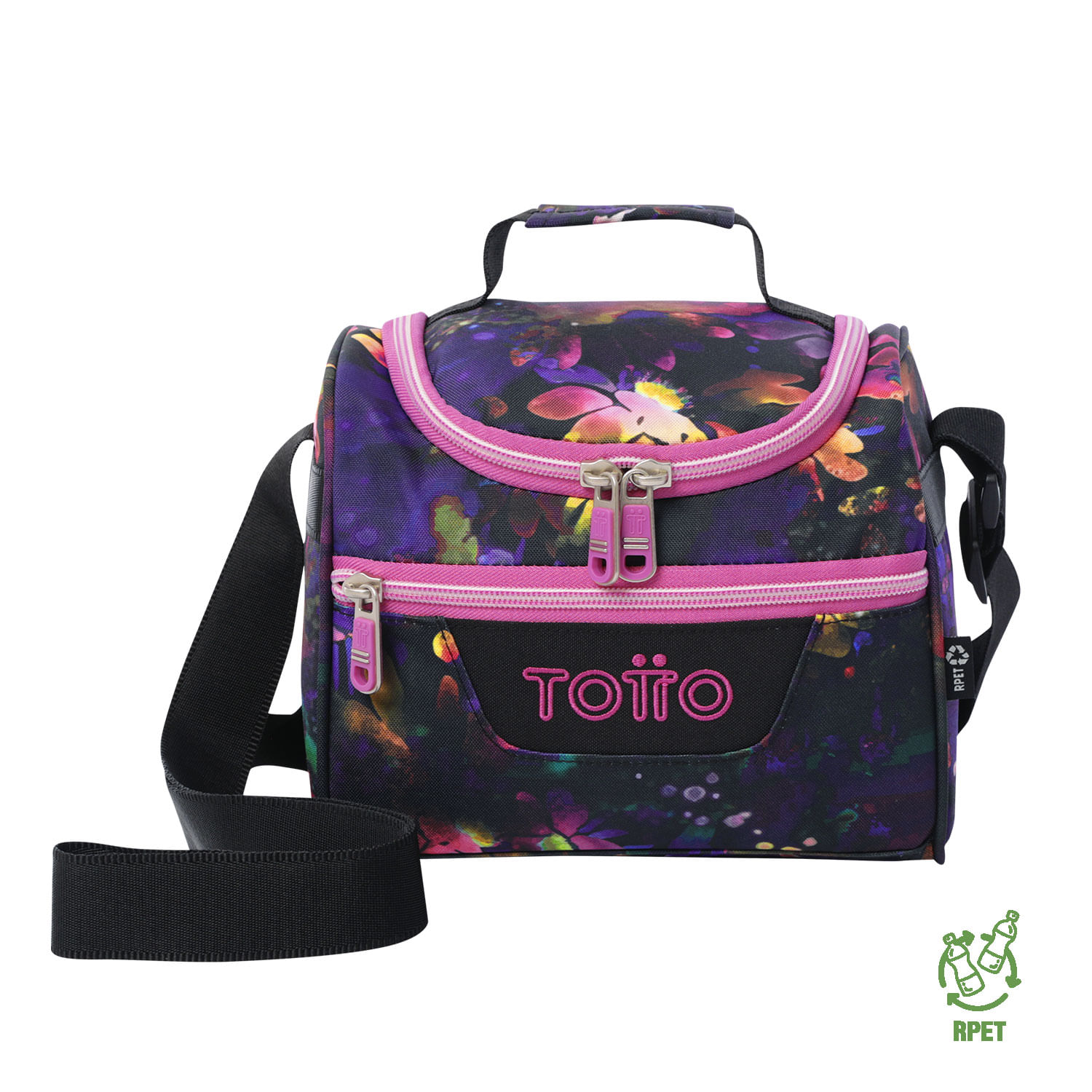 Lonchera Térmica Pizarra Morada con Recipiente Plástico