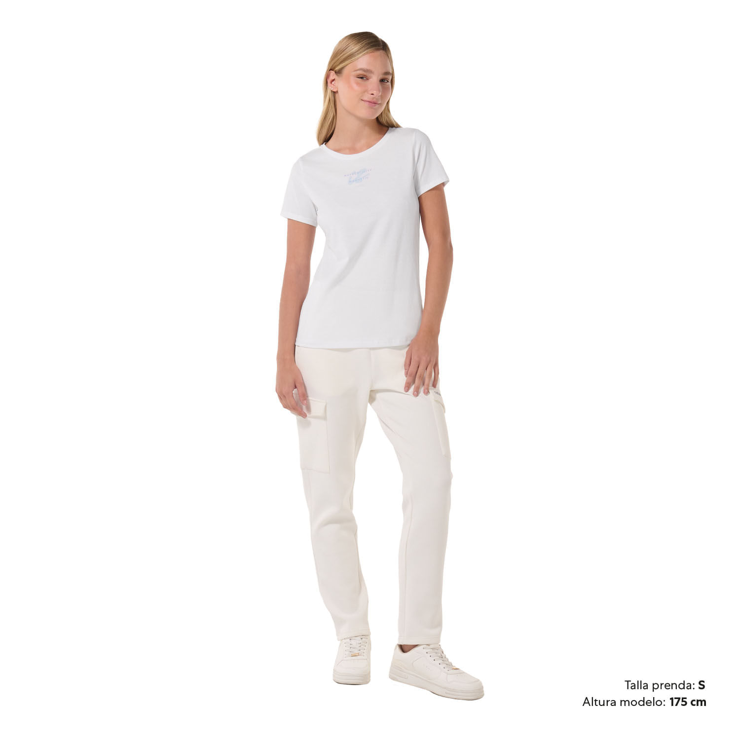 Camiseta para Mujer Thinky Xl Blanca