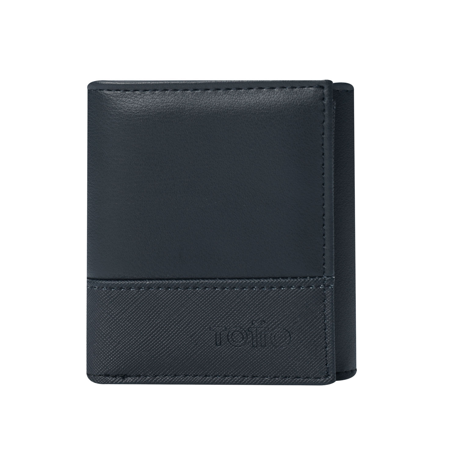 Billetera para Hombre Saffiano Totto Azul con RFID Blocker