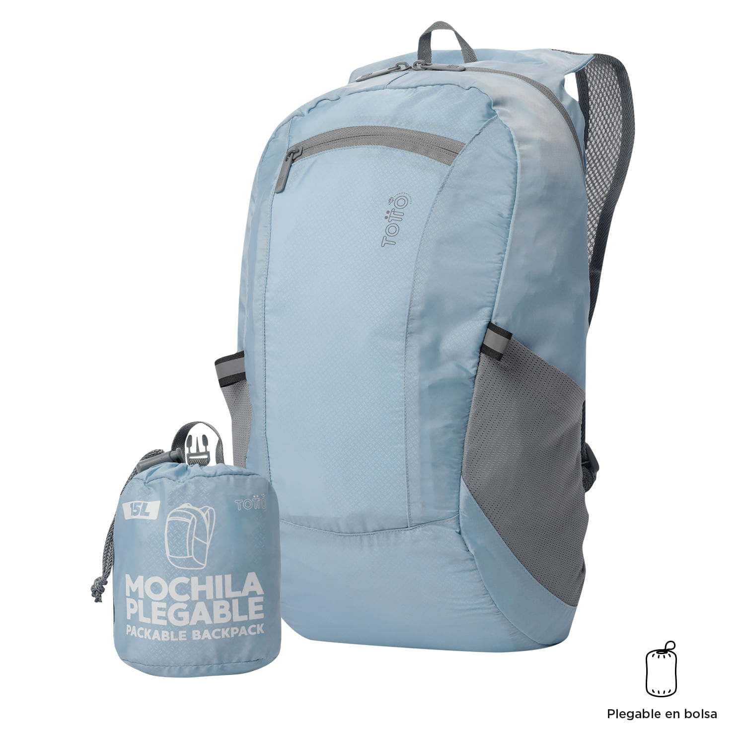 Morral Viajero Mediano Troker 15 Azul