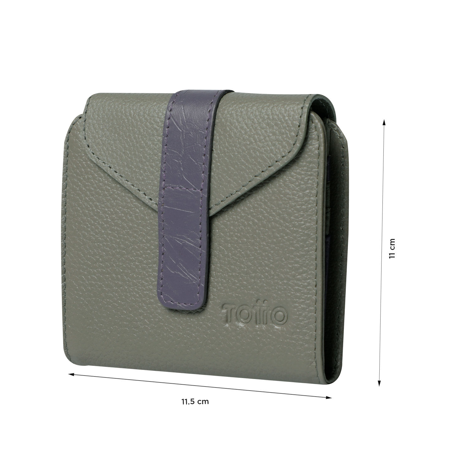 Billetera Almandina Con RFID Blocker Terreo Mujer