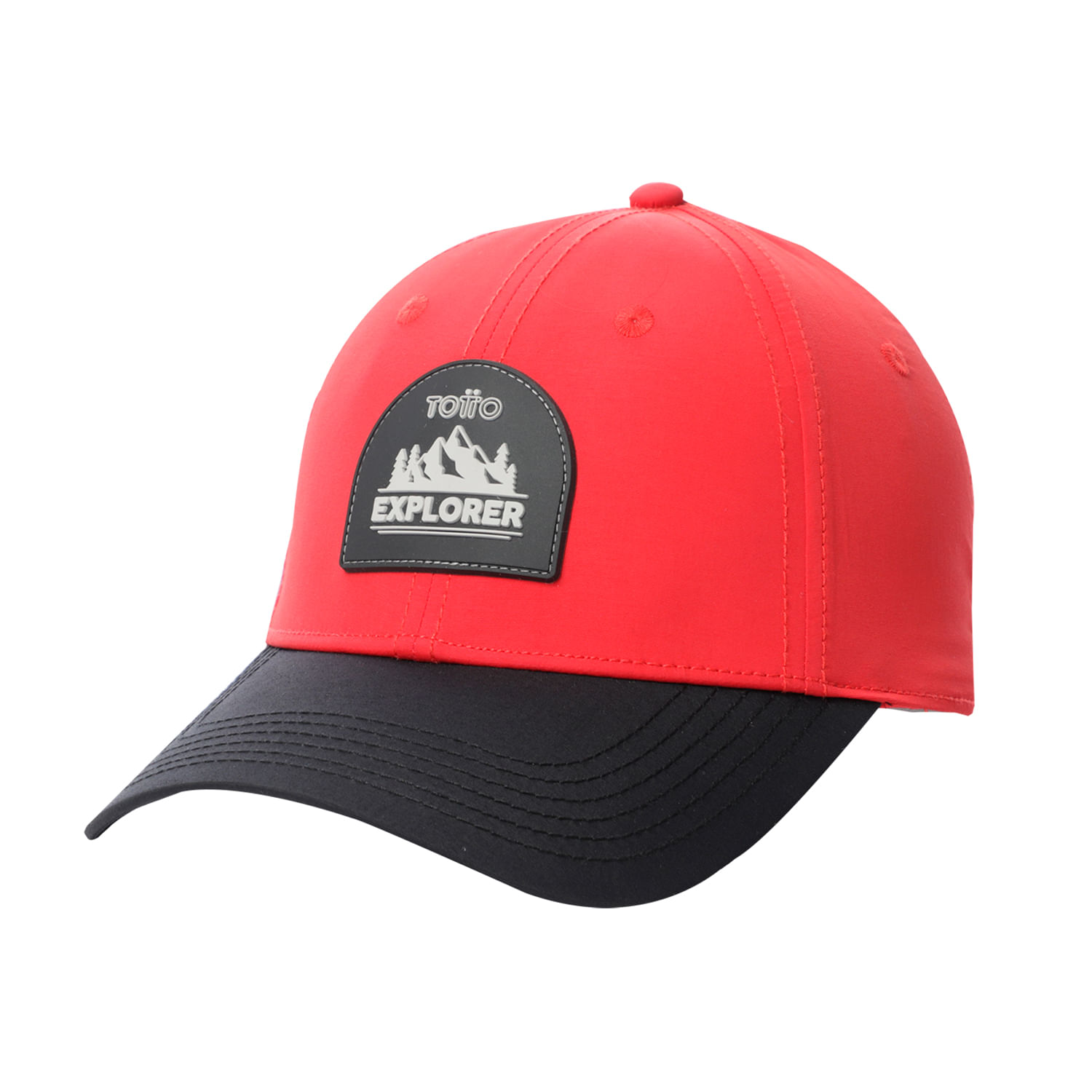 Gorra Beisbolera para Hombre Romer Roja/Negra