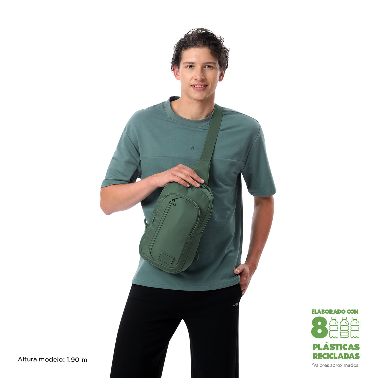Bolso Manos Libres para Hombre Tracer Verde