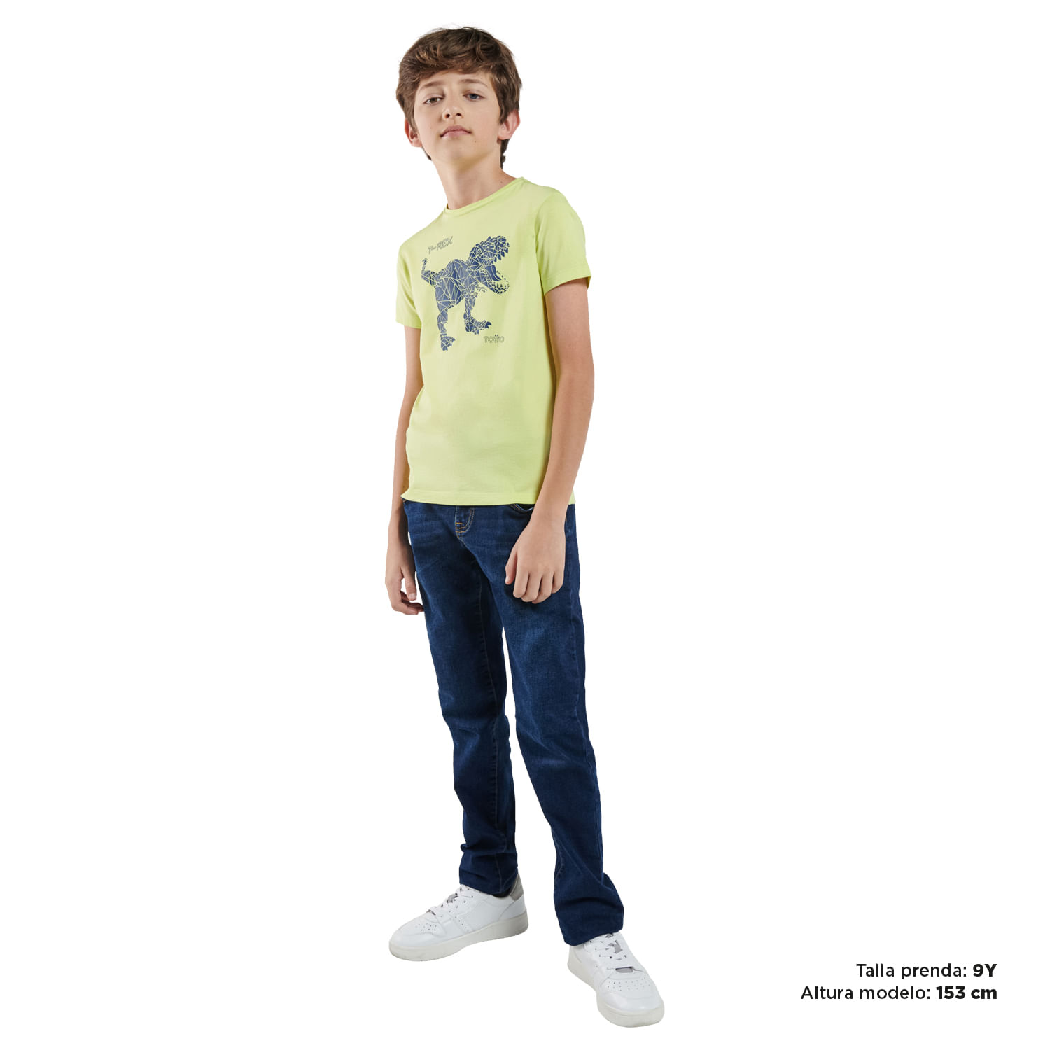 Camiseta para Niño Proyecty 4 Verde