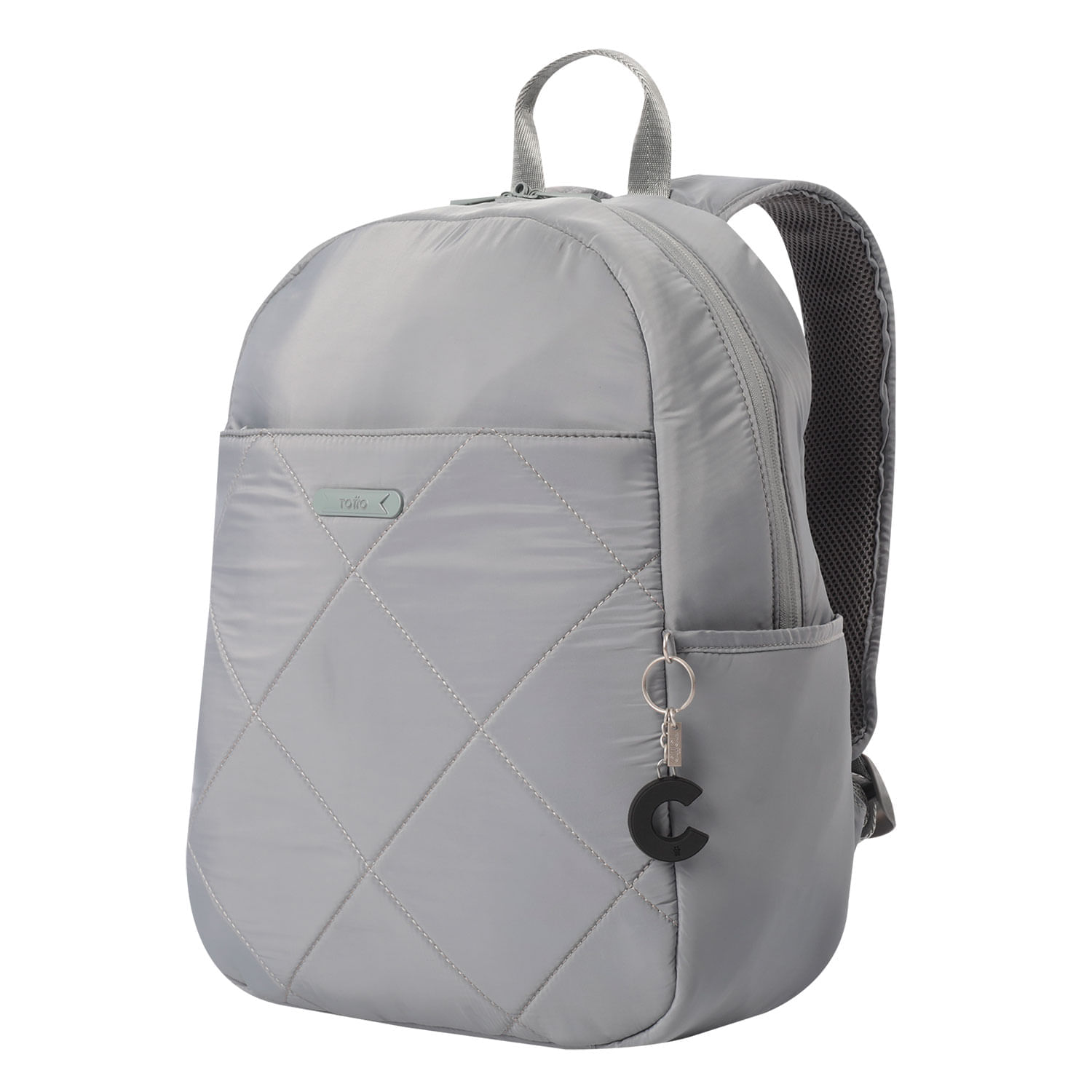 Llavero de Goma Abc color Negro