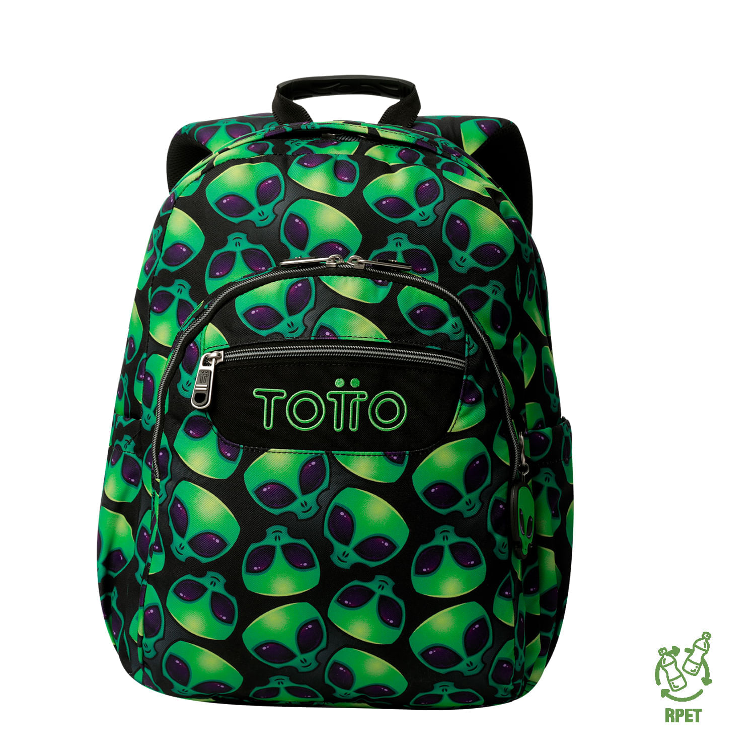 Maleta para colegio Acuareles Verde