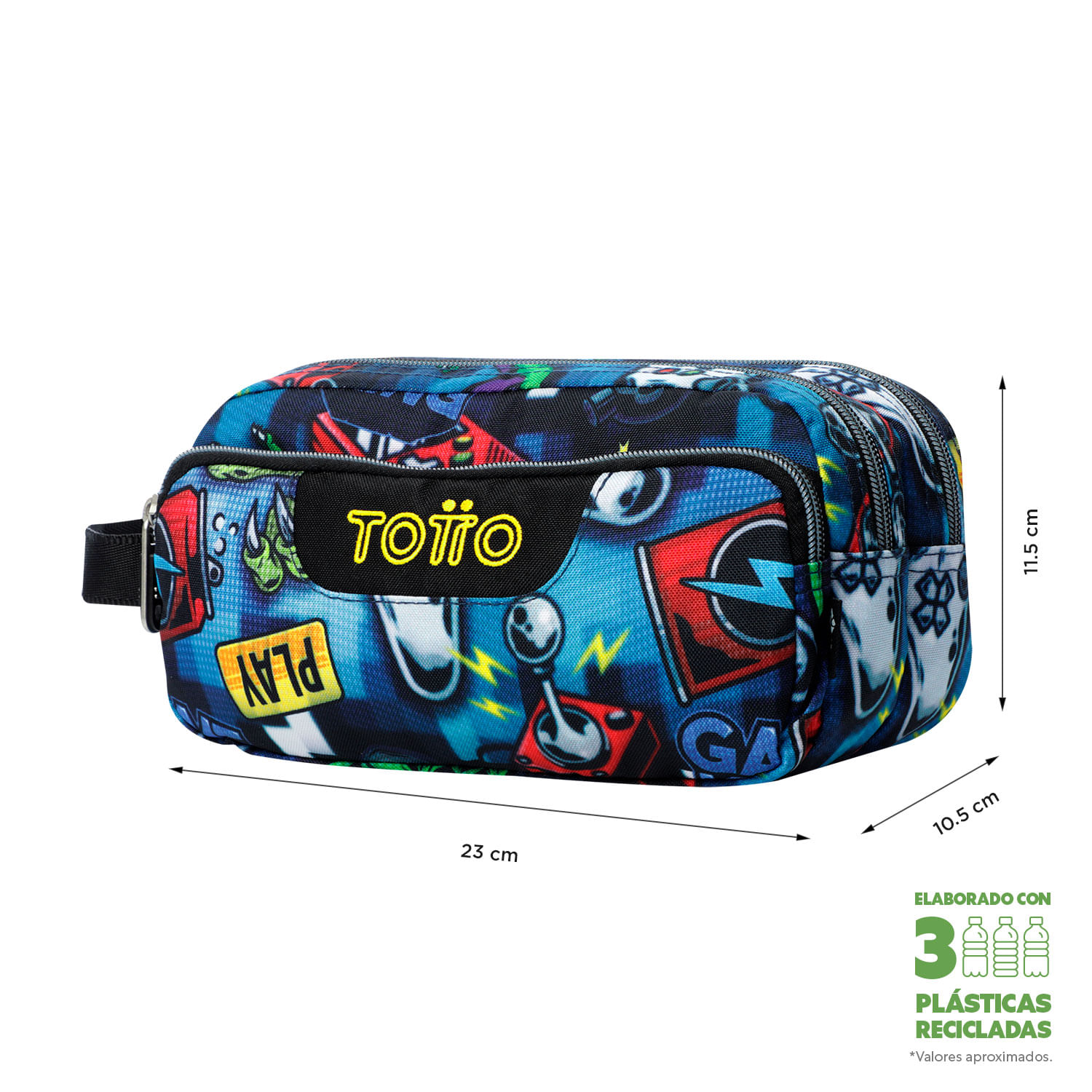 Cartuchera Agapec Azul Hombre