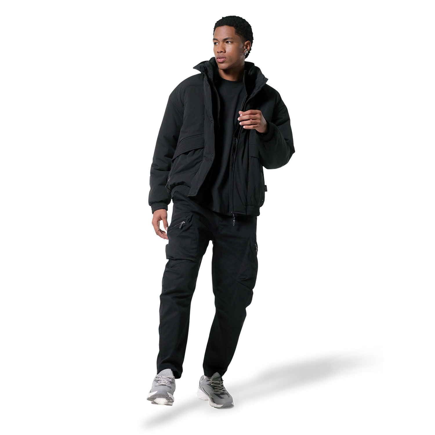Chaqueta Unisex Tipo Bomber Cross Acolchada de Viaje