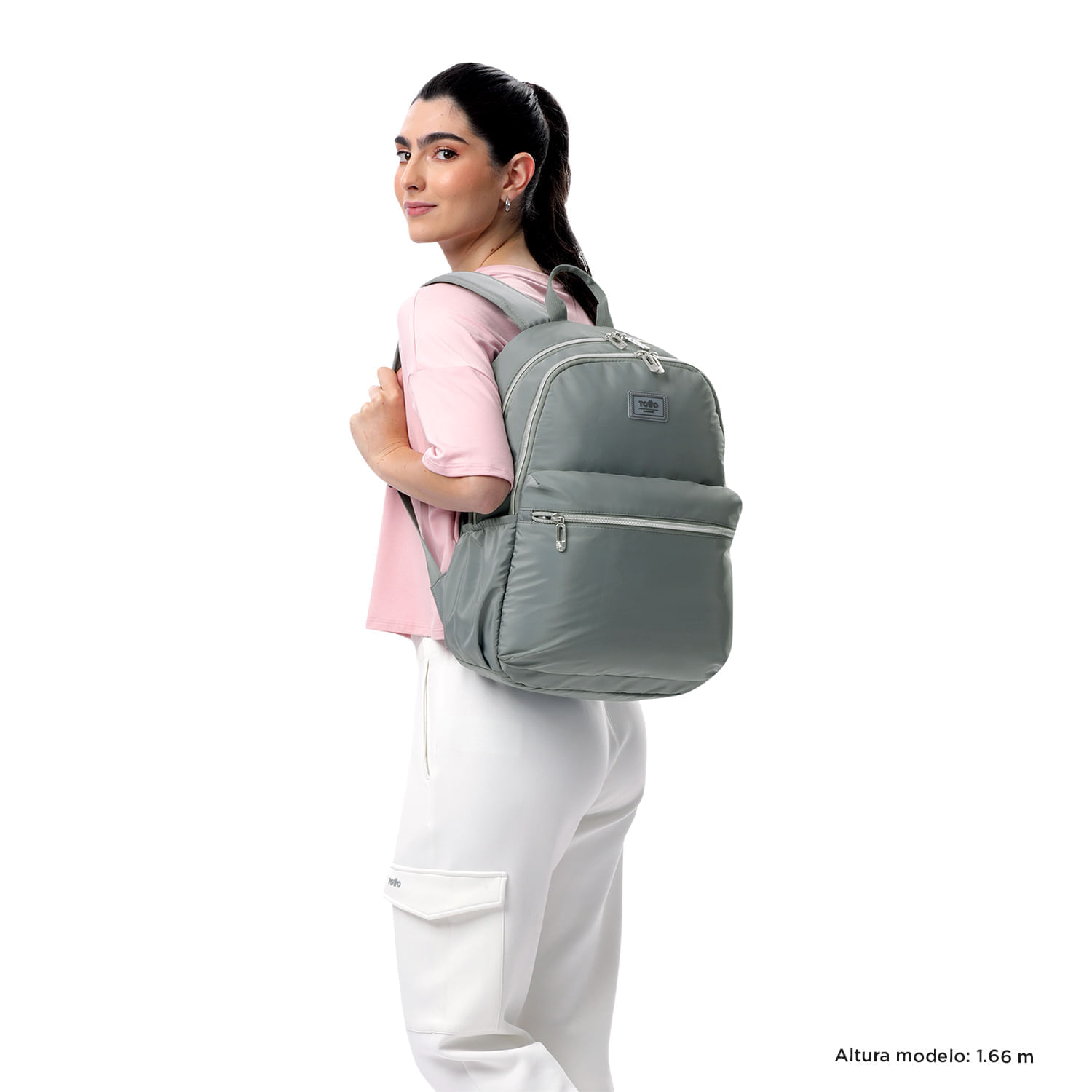 Morral Porta PC 13" Aynatto Gris Mujer