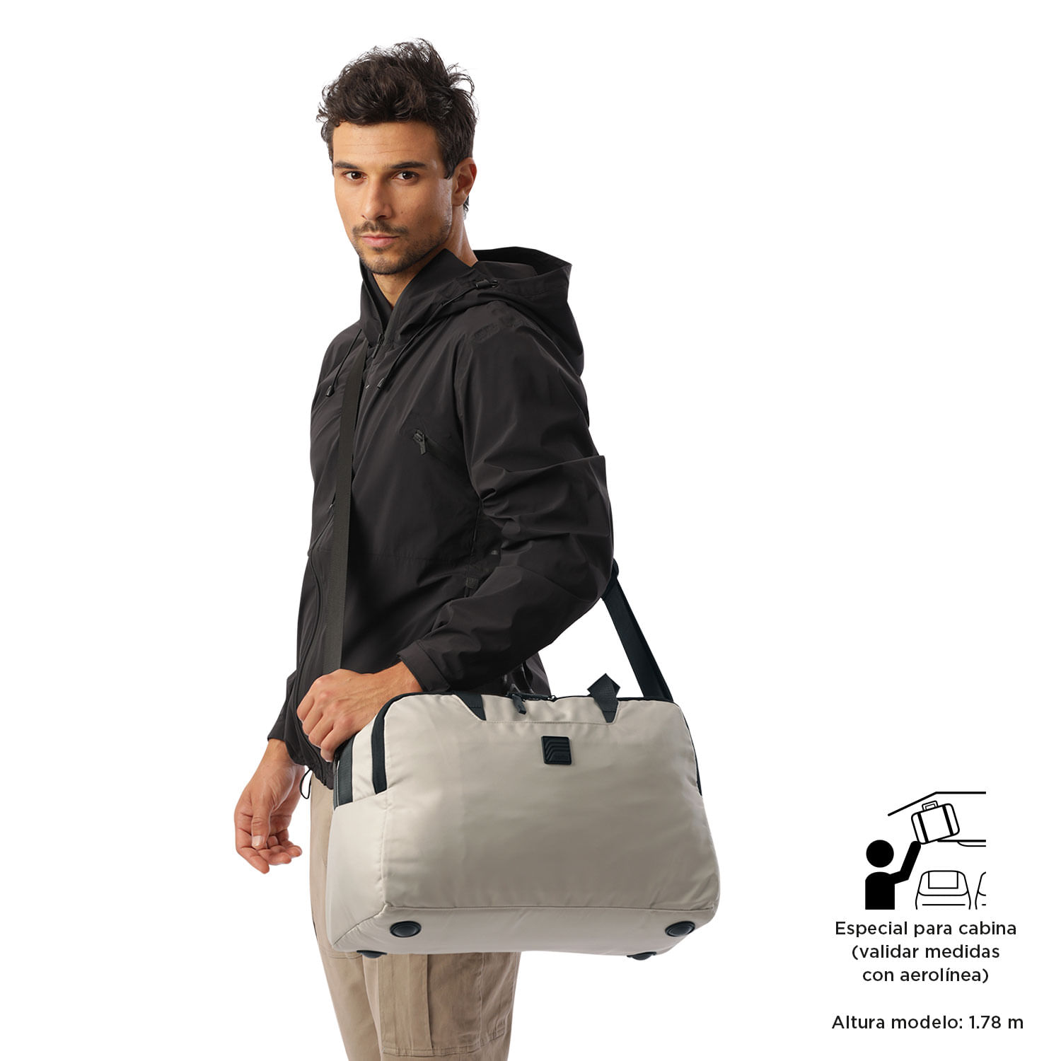 Tula de viaje Weekender L Beige