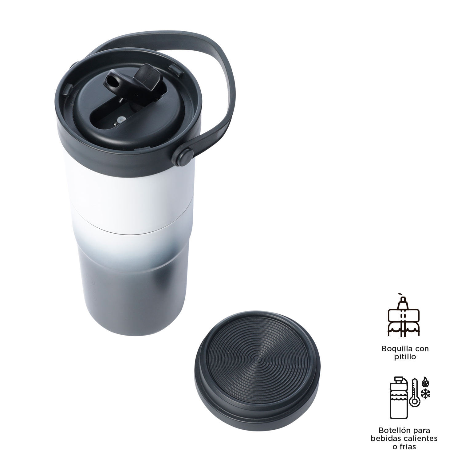 Botilito Térmico 2 en 1 Modular 400 ml / 550 ml Azul