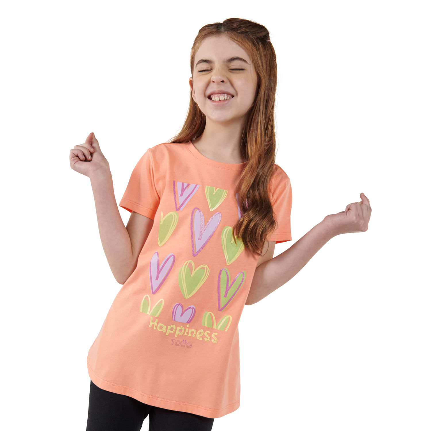 Camiseta para Niña Proyect 5 Naranja
