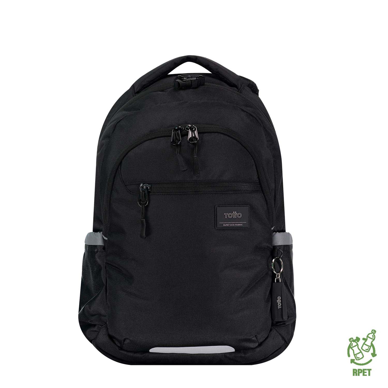 Morral Universitario Porta PC 14" Misisipi Negro Unisex
