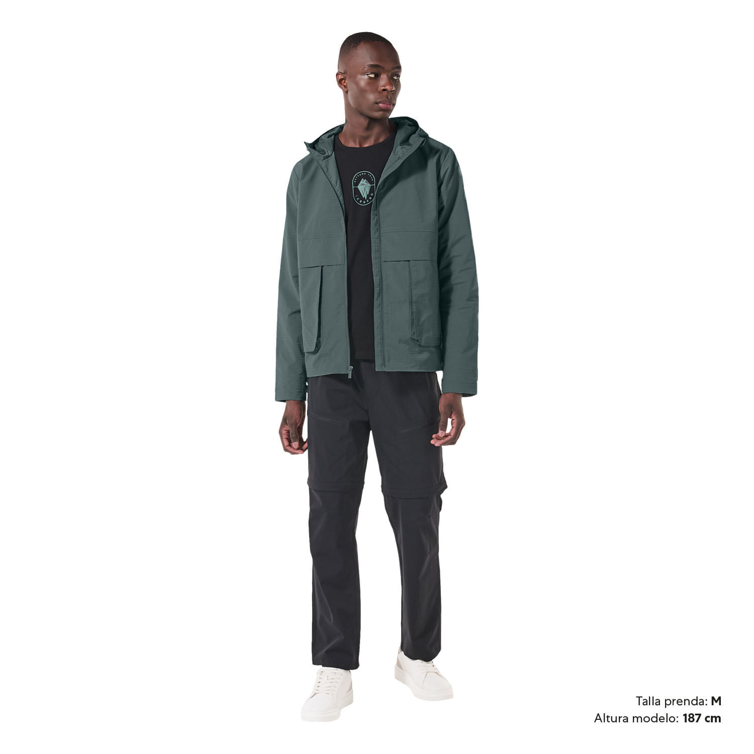 Chaqueta Ligera para Hombre Azulon Xxl Verde