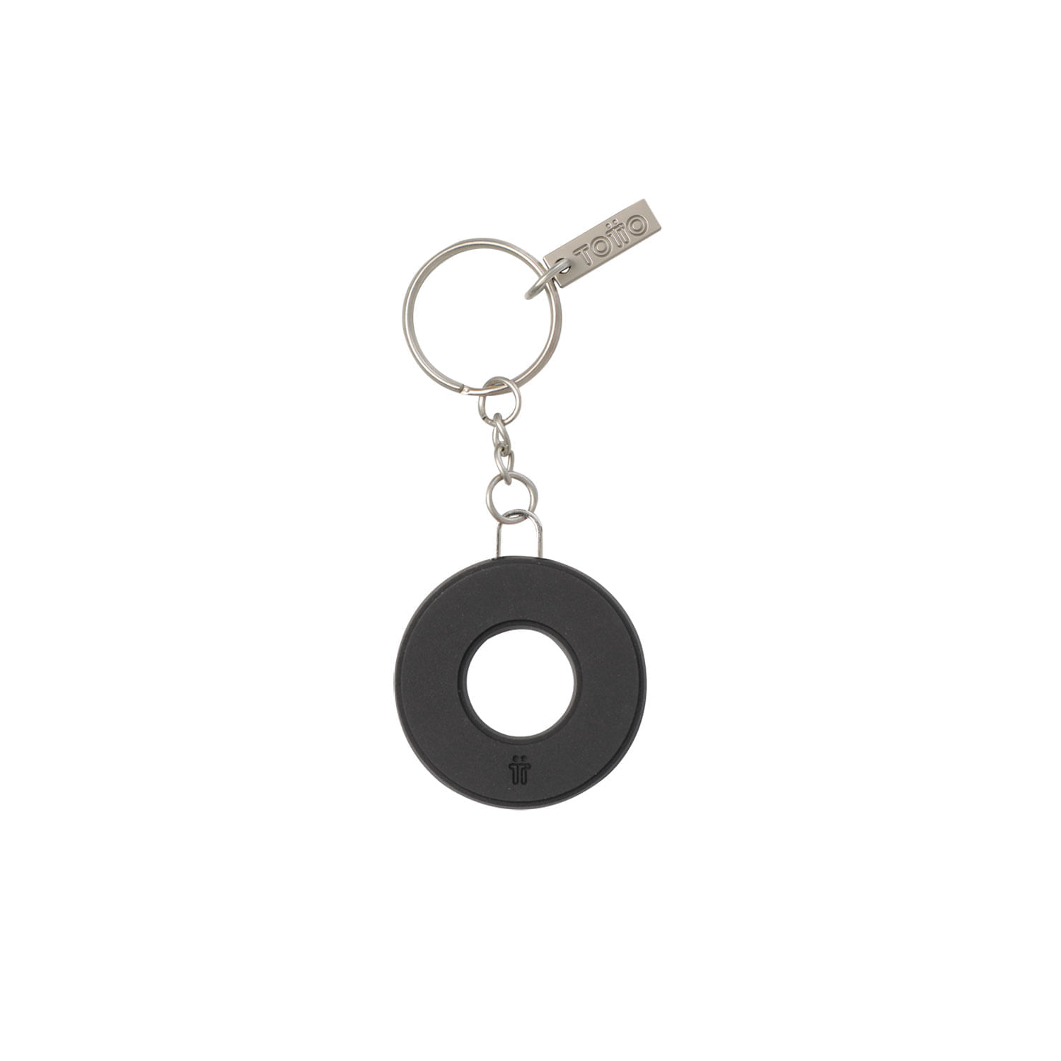 Llavero de Goma Abc color Negro