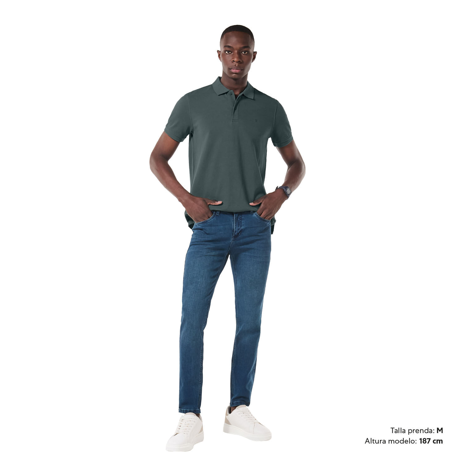 Camisa Tipo Polo Spencer Xxl Hombre Verde