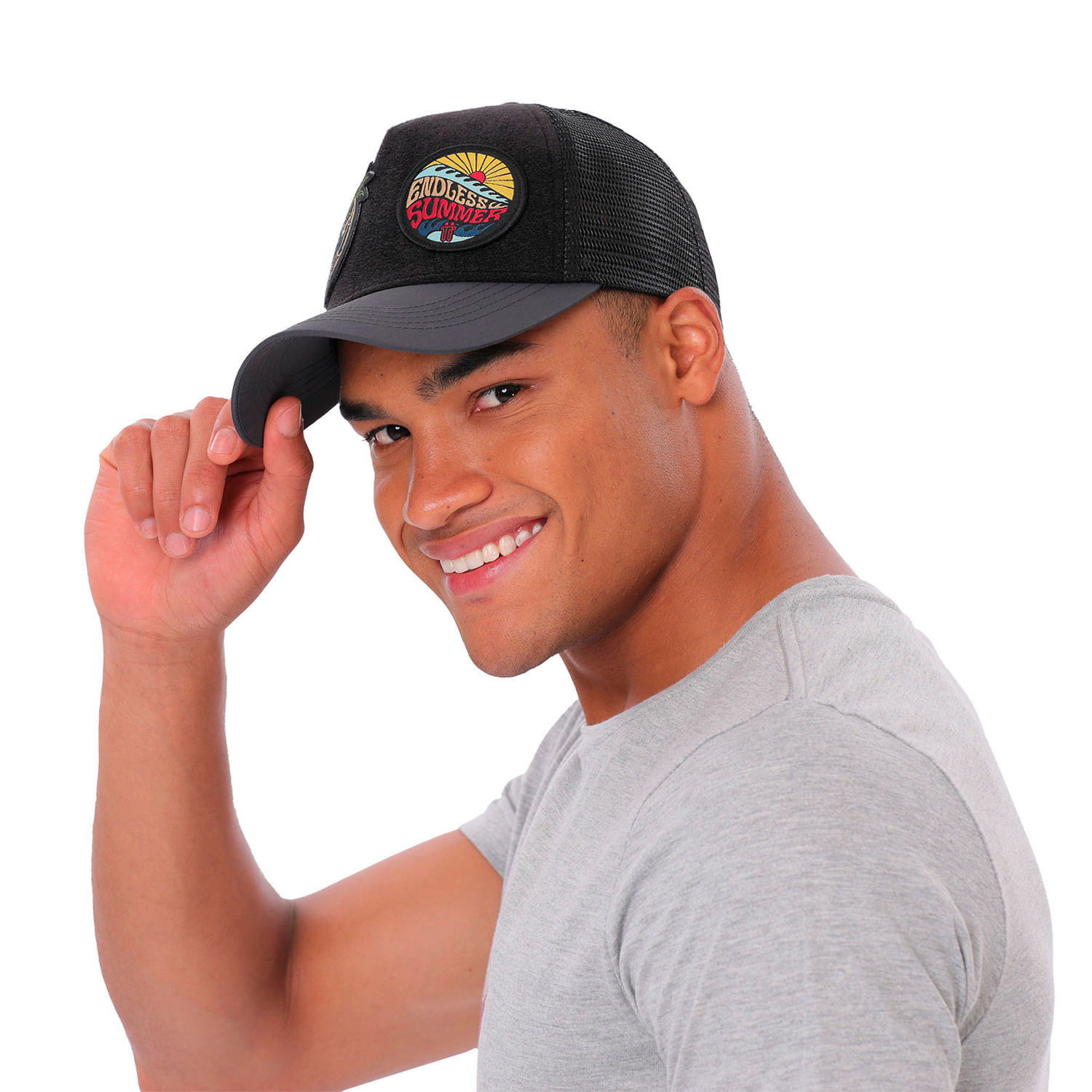 Gorra para Hombre Camionera Forest Gris
