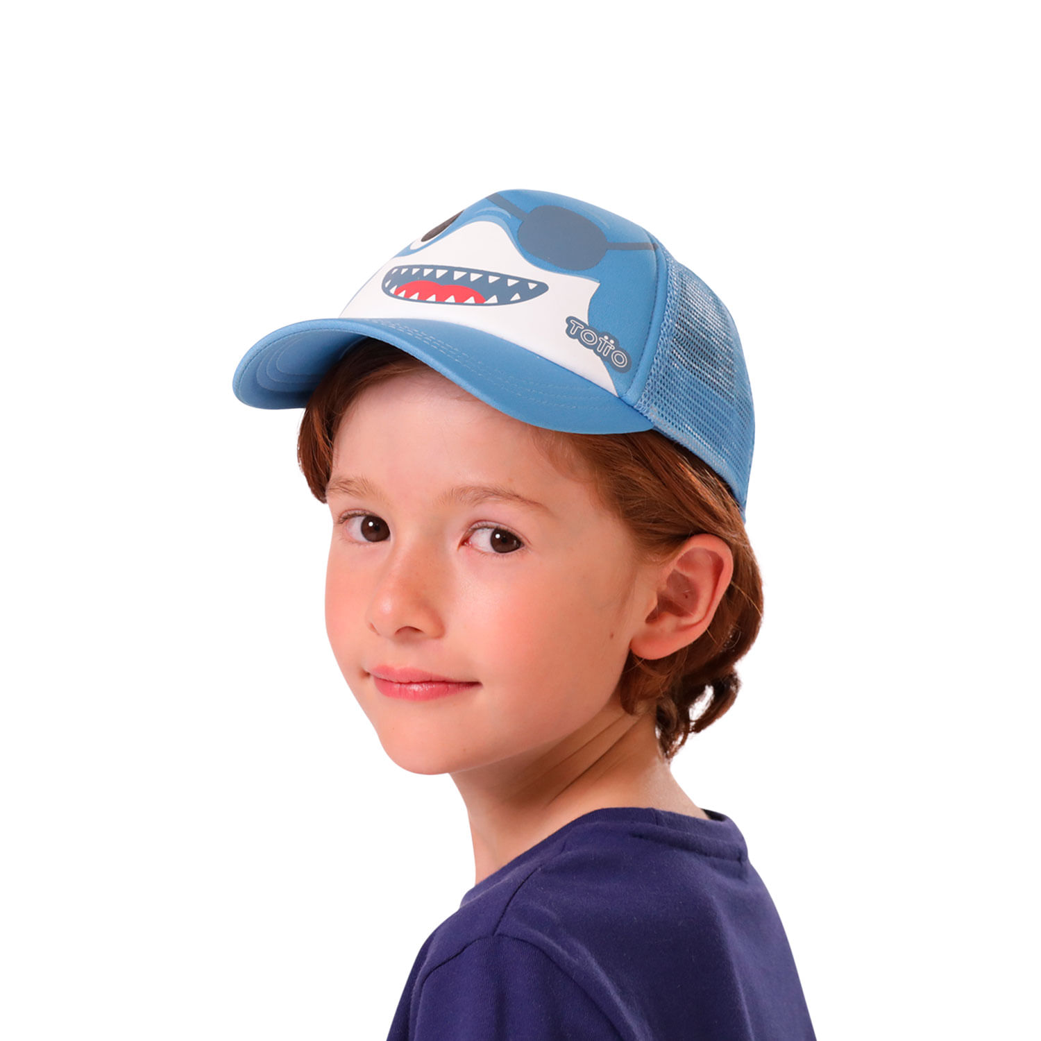 Gorra Trucker para Niño Rize Azul/Blanca