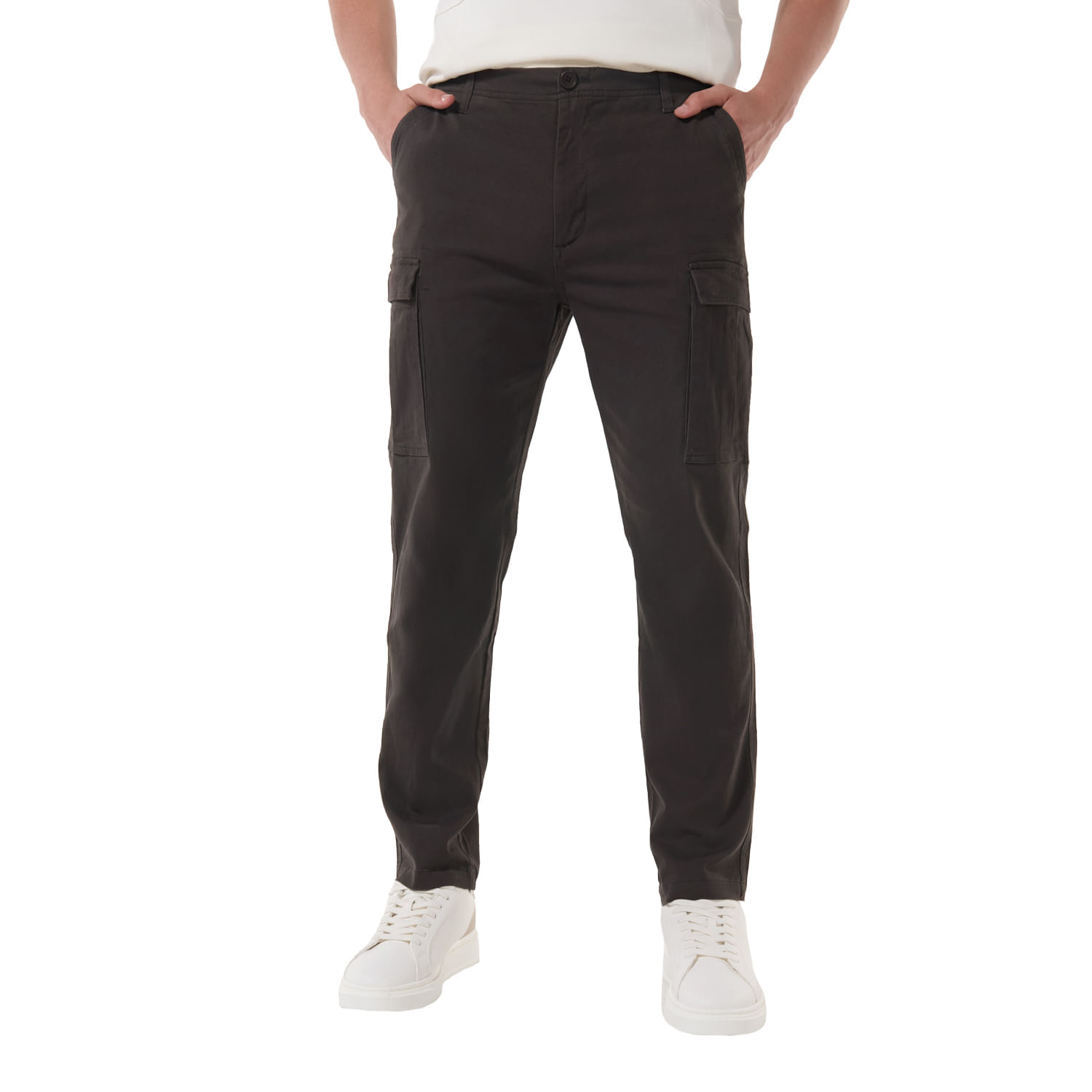 Pantalón de Moda para Hombre Congoll Café 38