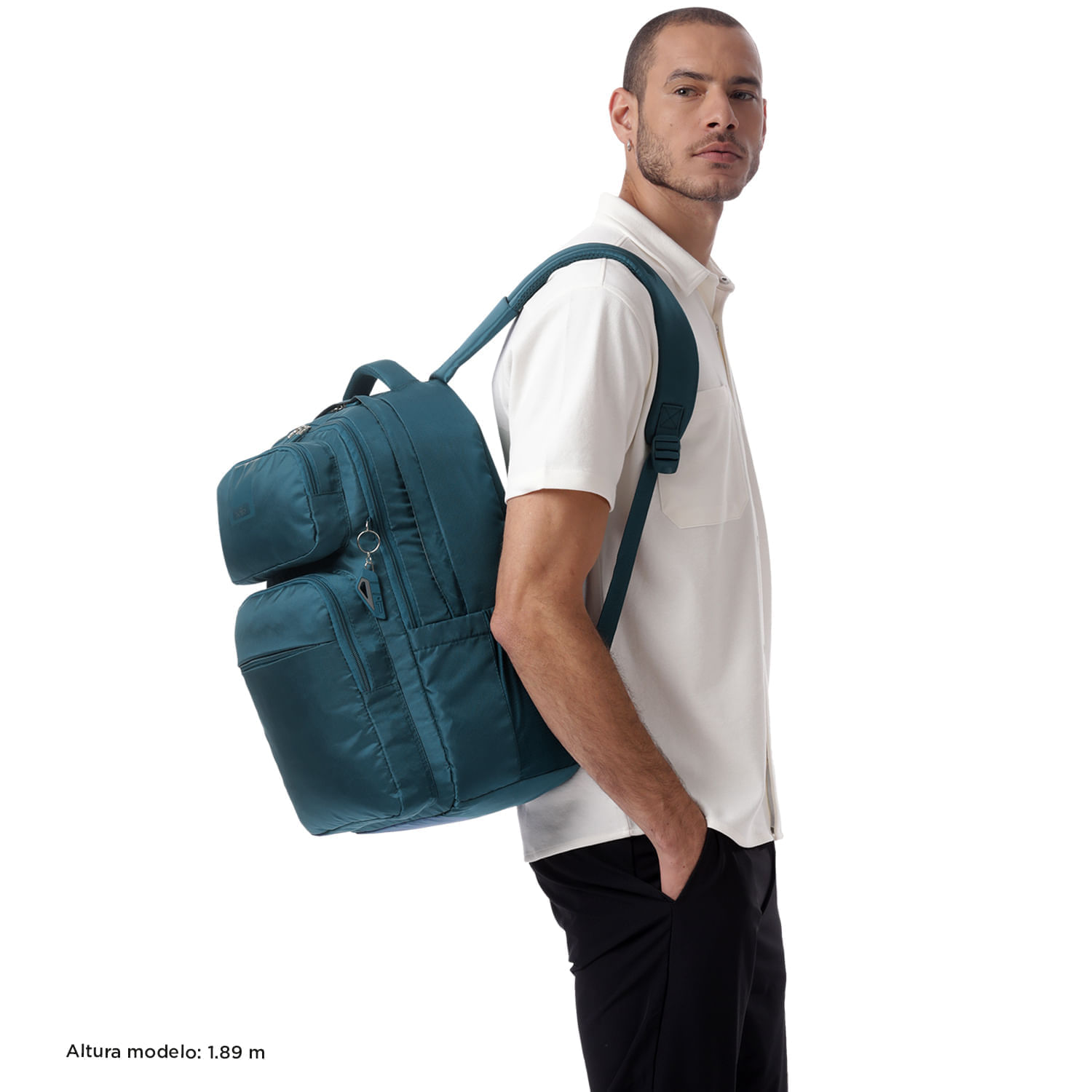 Morral Antimpacto Suspension Porta PC 16" Azul Hombre