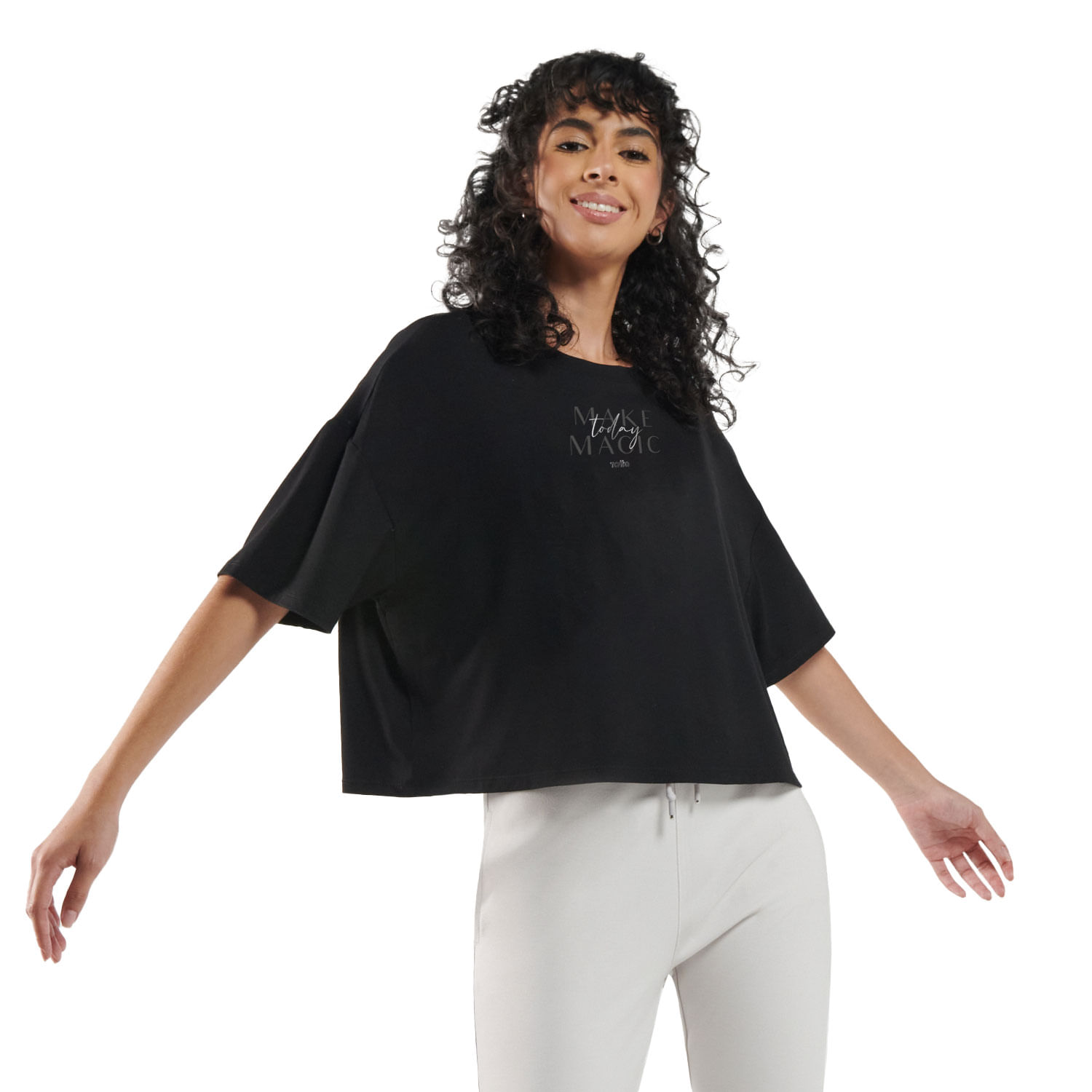 Camiseta para Mujer Leonora color Negra
