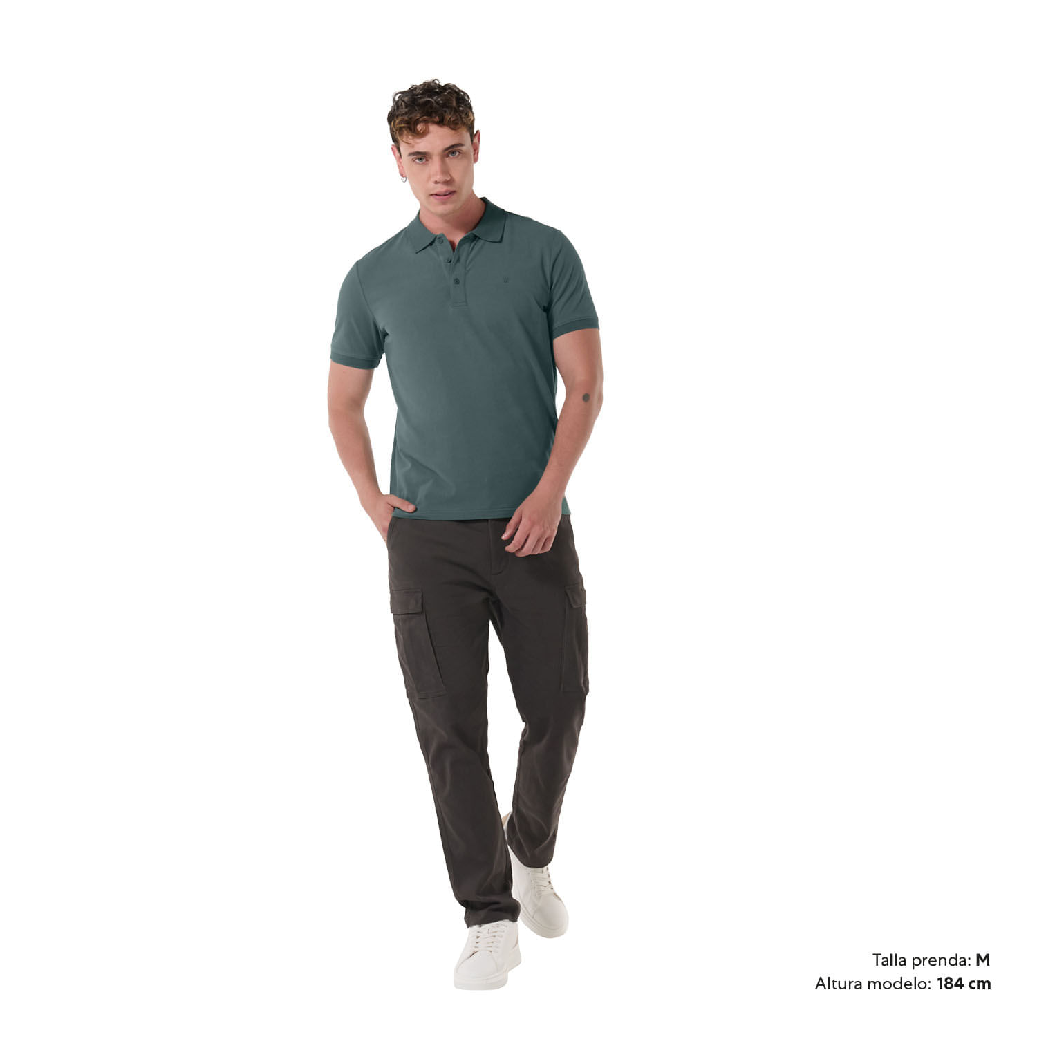 Camisa Tipo Polo Youngpolo Xxl Hombre Verde