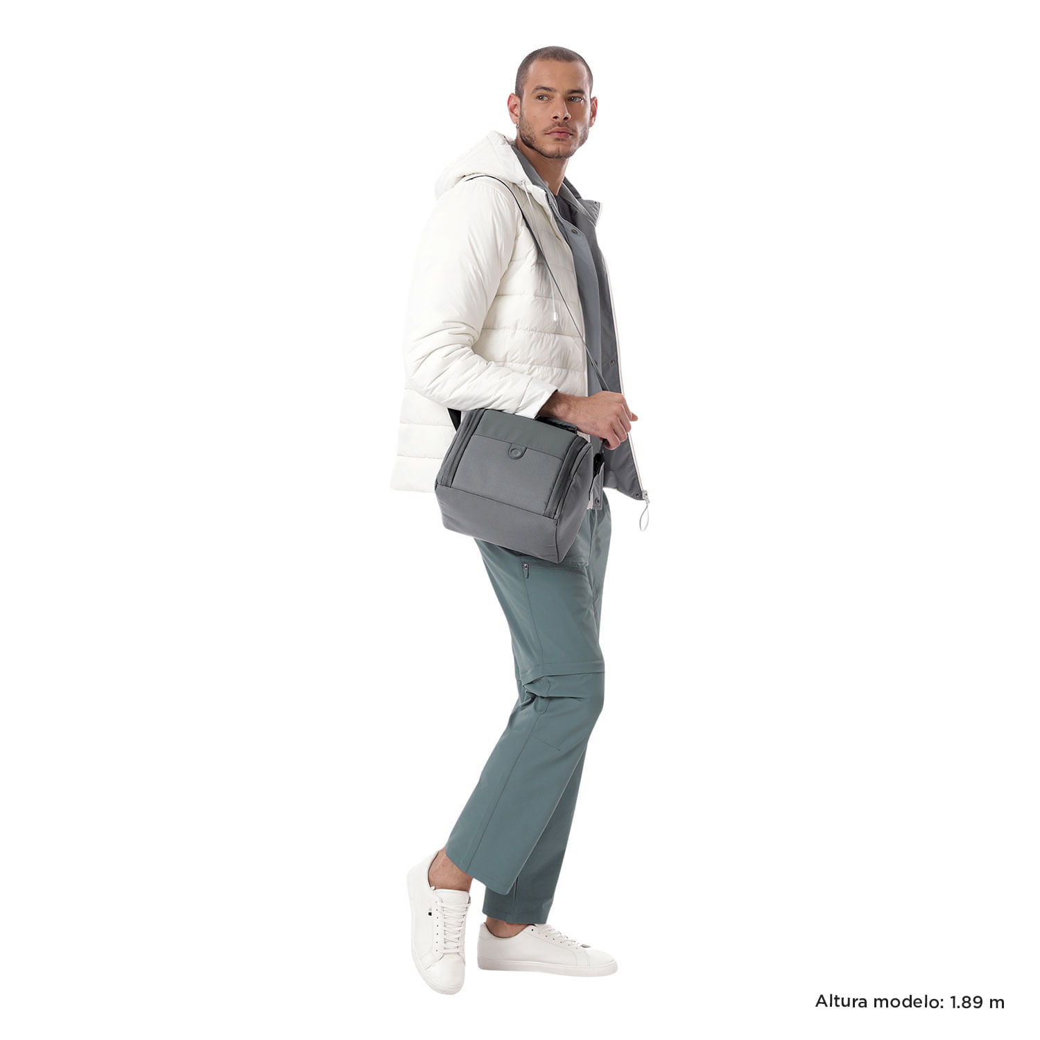 Lonchera Térmica Tacoa Gris con Recipiente Plástico