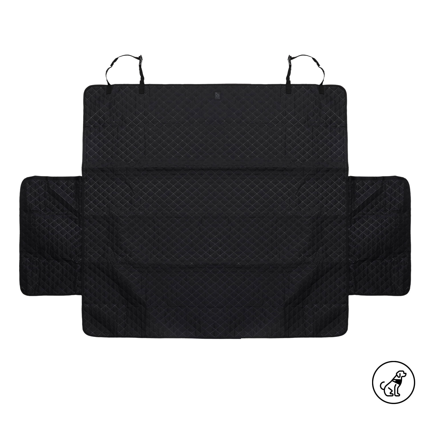 Protector de carro para mascotas De Baul Trunk Negro