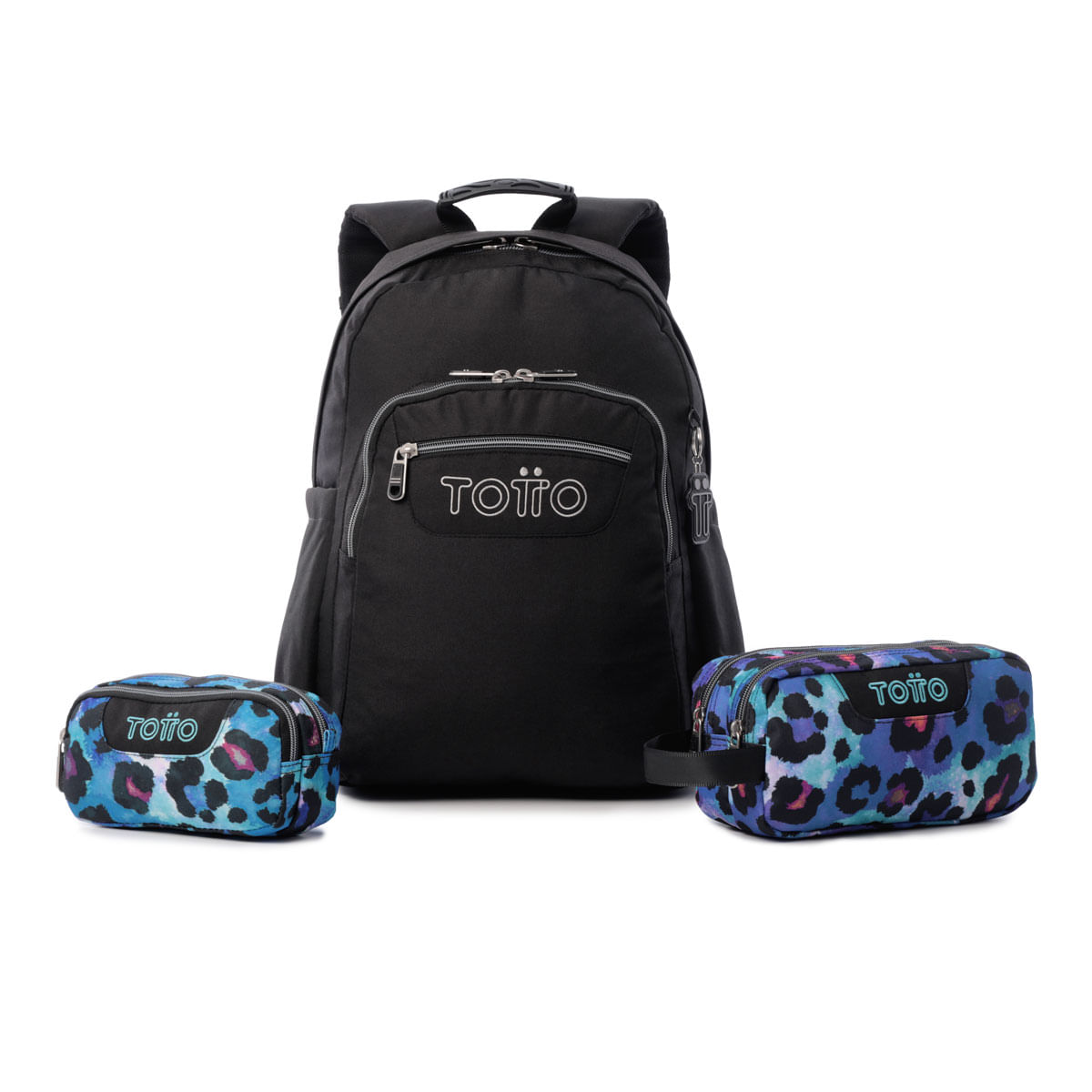 Kit Escolar Totto Morral Acuarela + Cartucheras Para Colegio