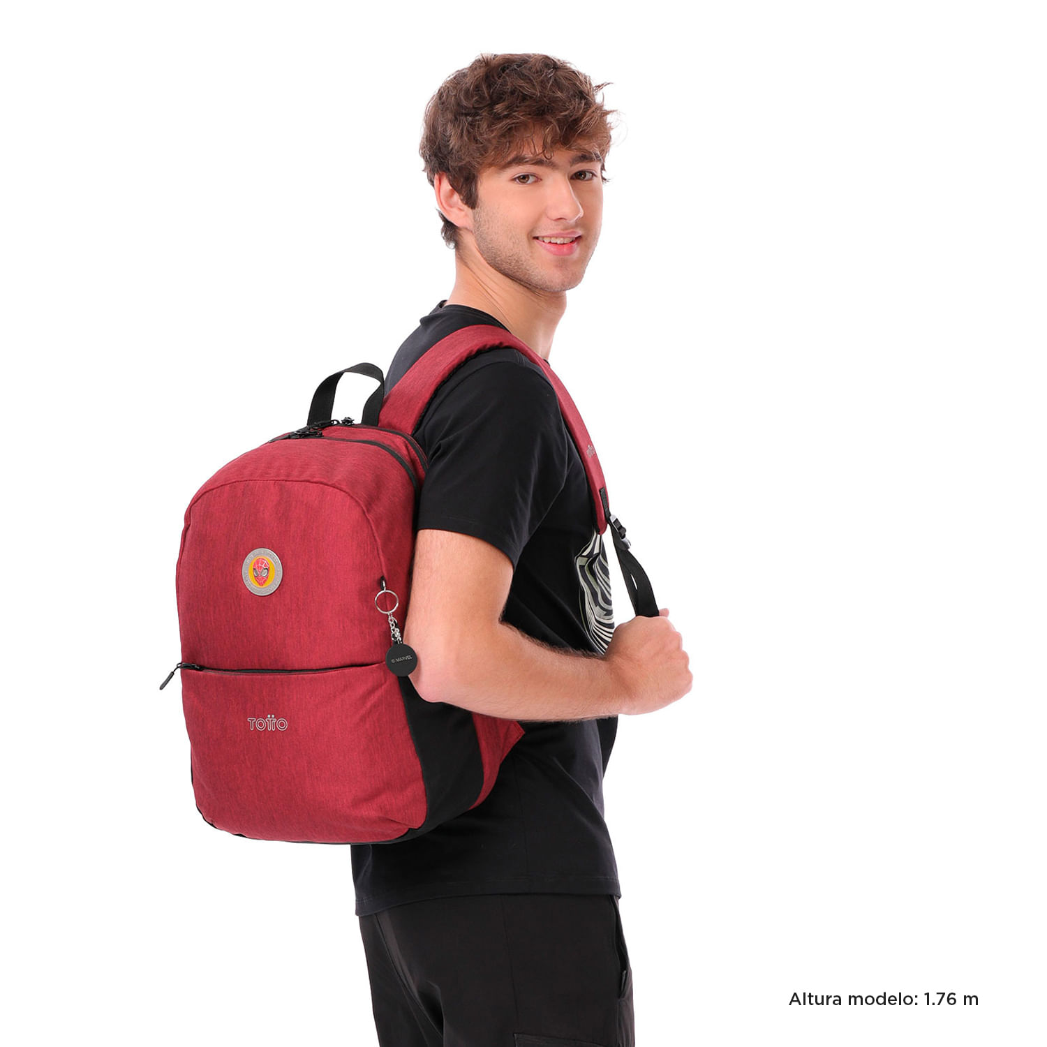 Morral para Hombre Spiderman Red M Rojo