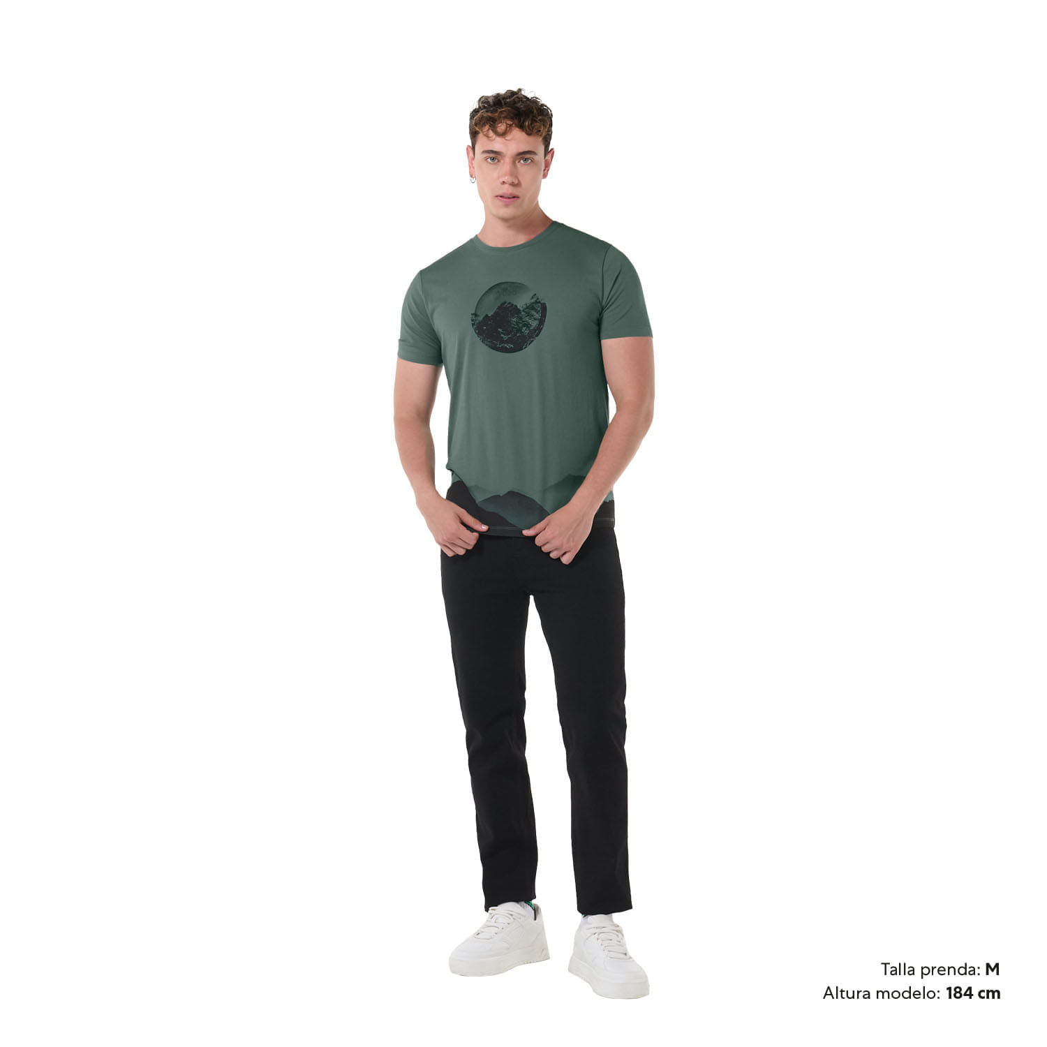 Camiseta para Hombre Mozartpro Xxl Verde