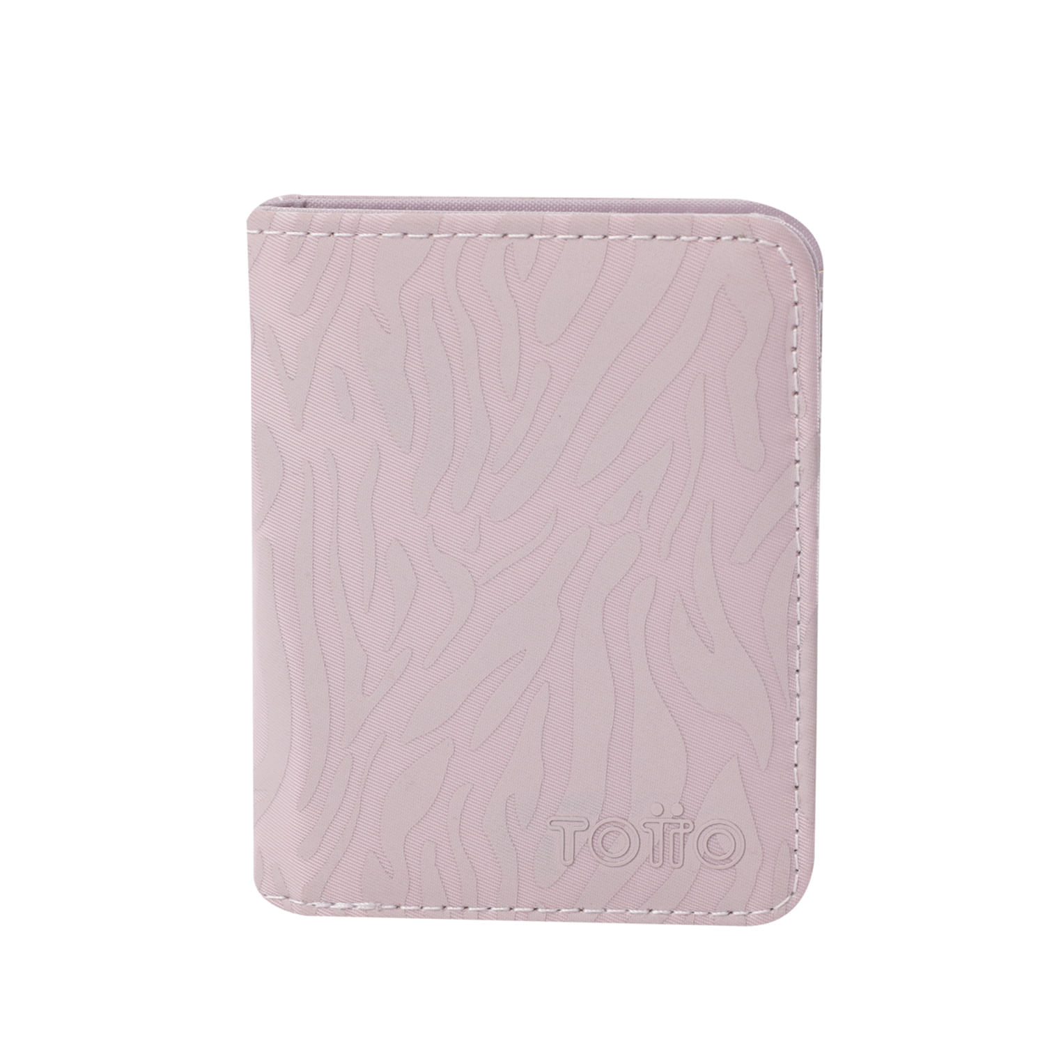 Billetera Texture Rig con RFID Blocker Rosada Mujer