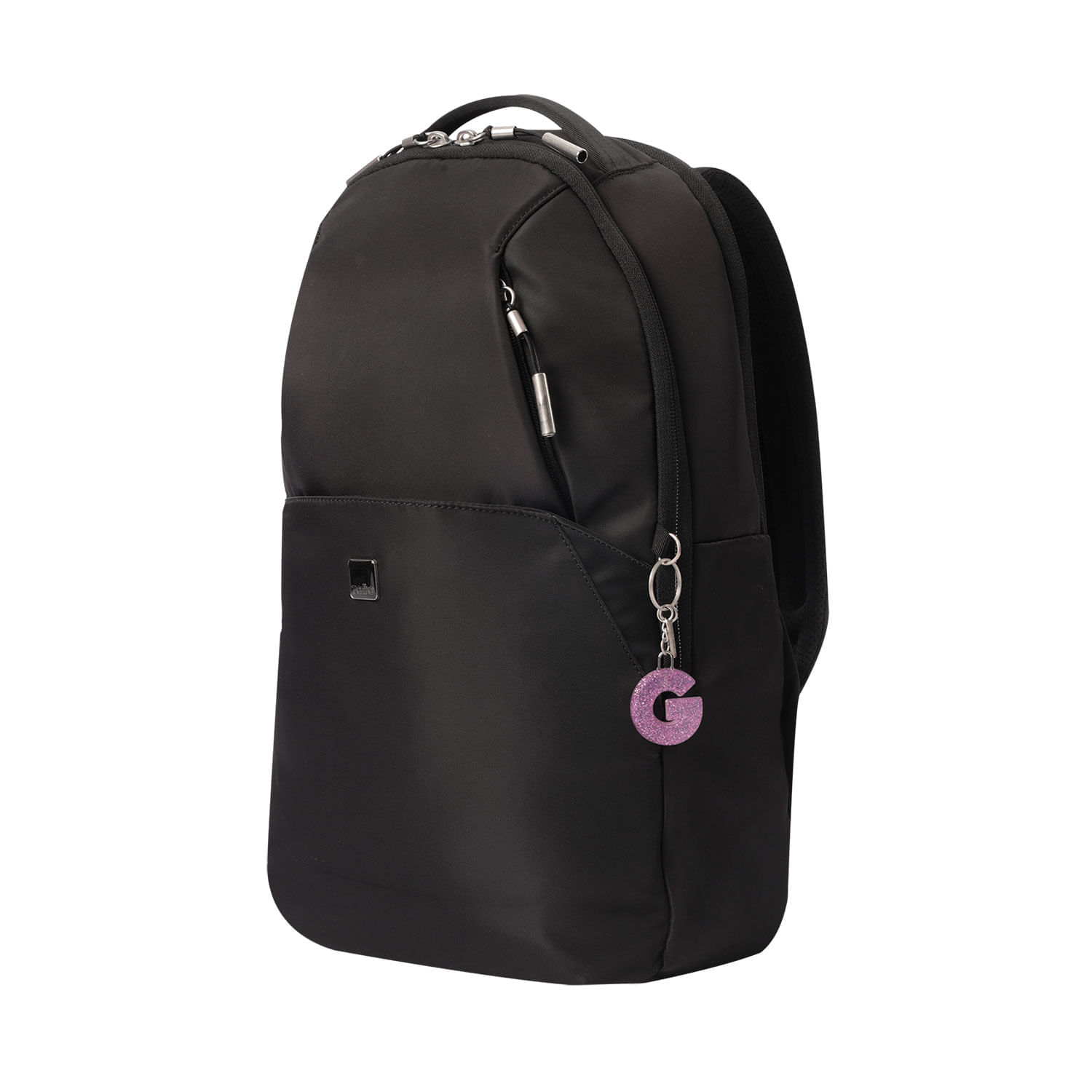 Llavero de Goma Abc color Morado