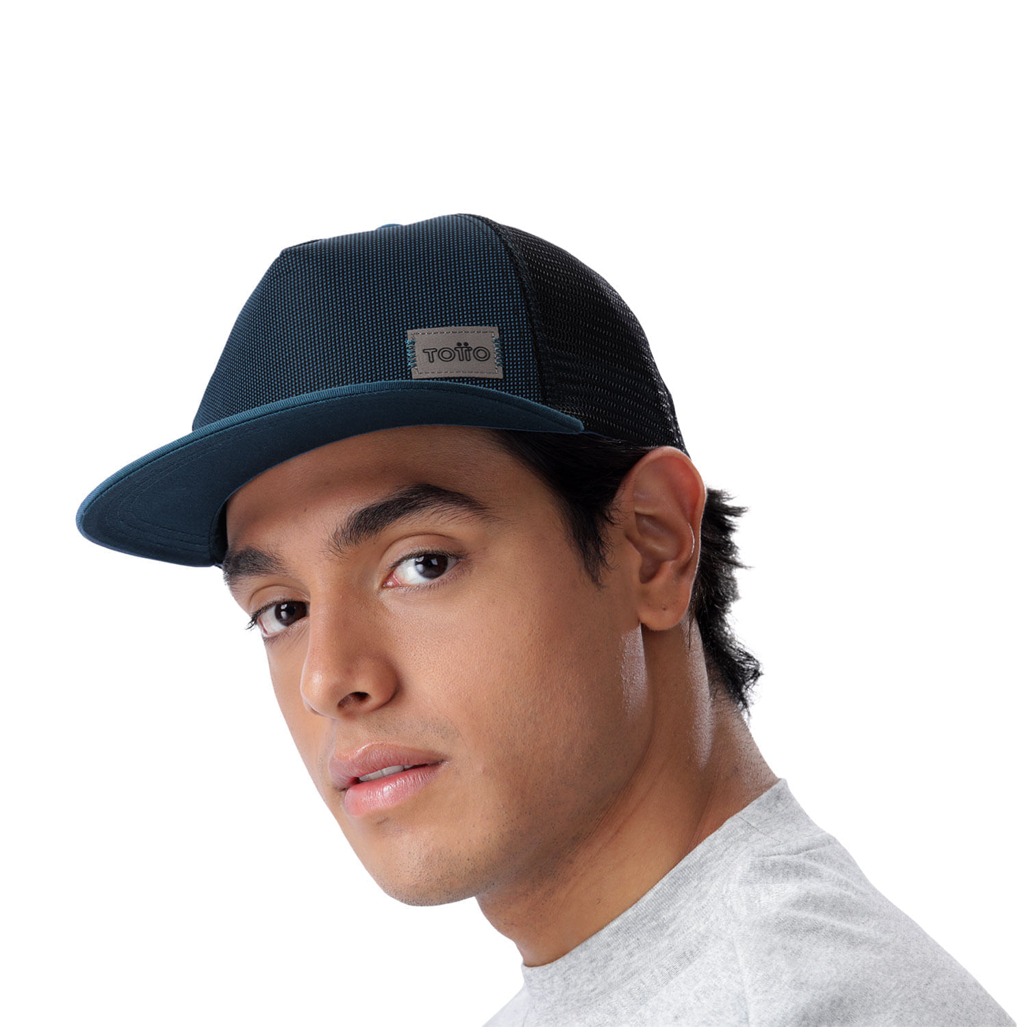 Gorra Plana para Hombre Canvas color Azul