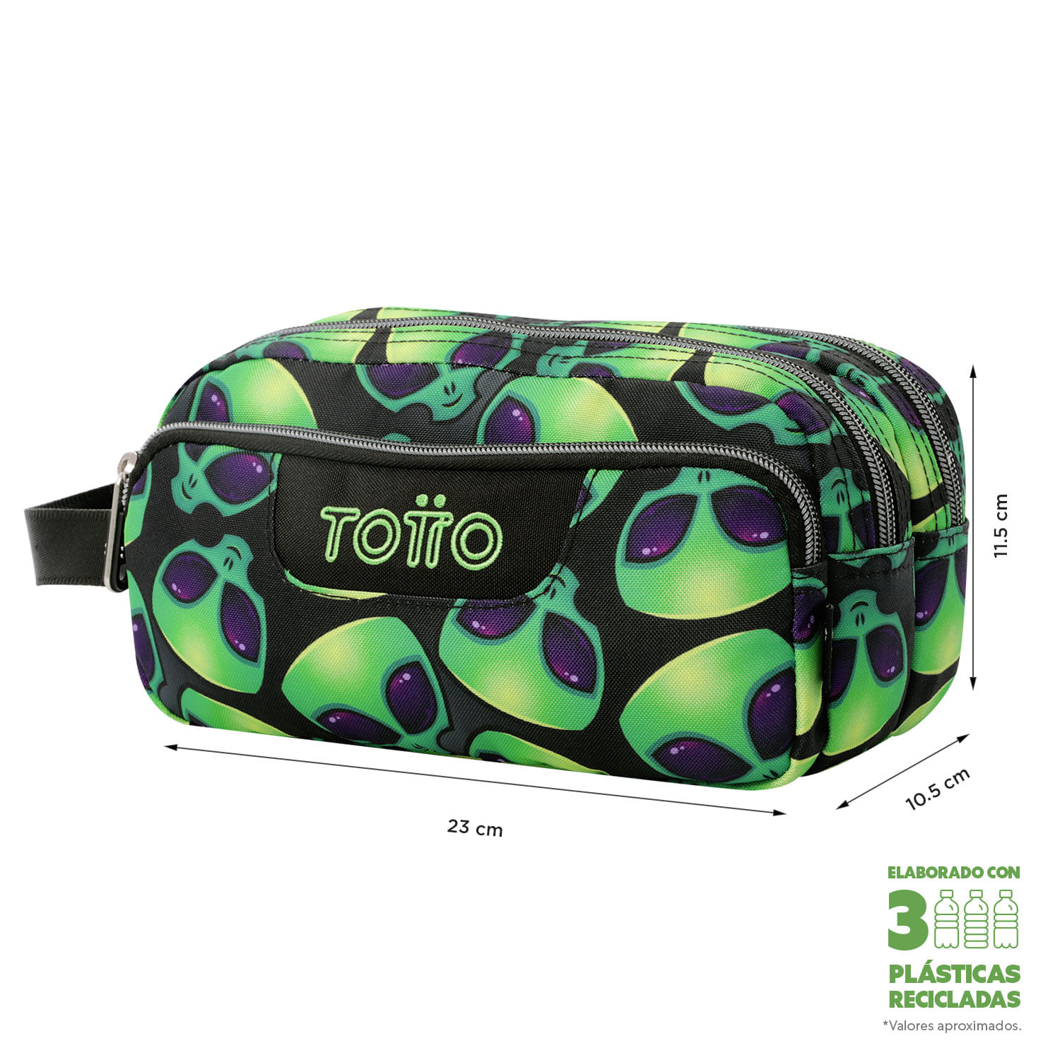 Cartuchera Multiuso Agapec Verde Hombre
