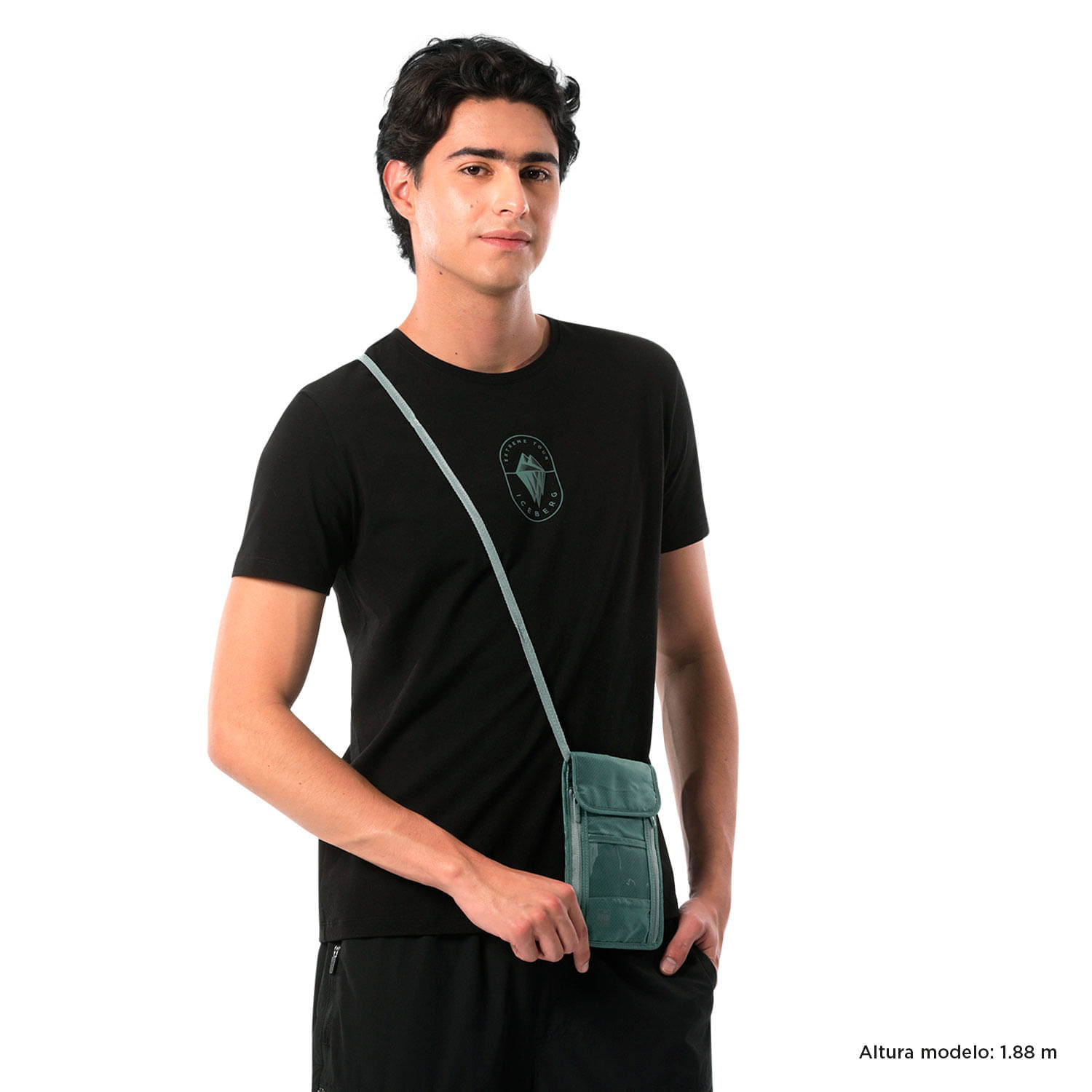 Portadocumentos para viaje de Seguridad Hang Verde