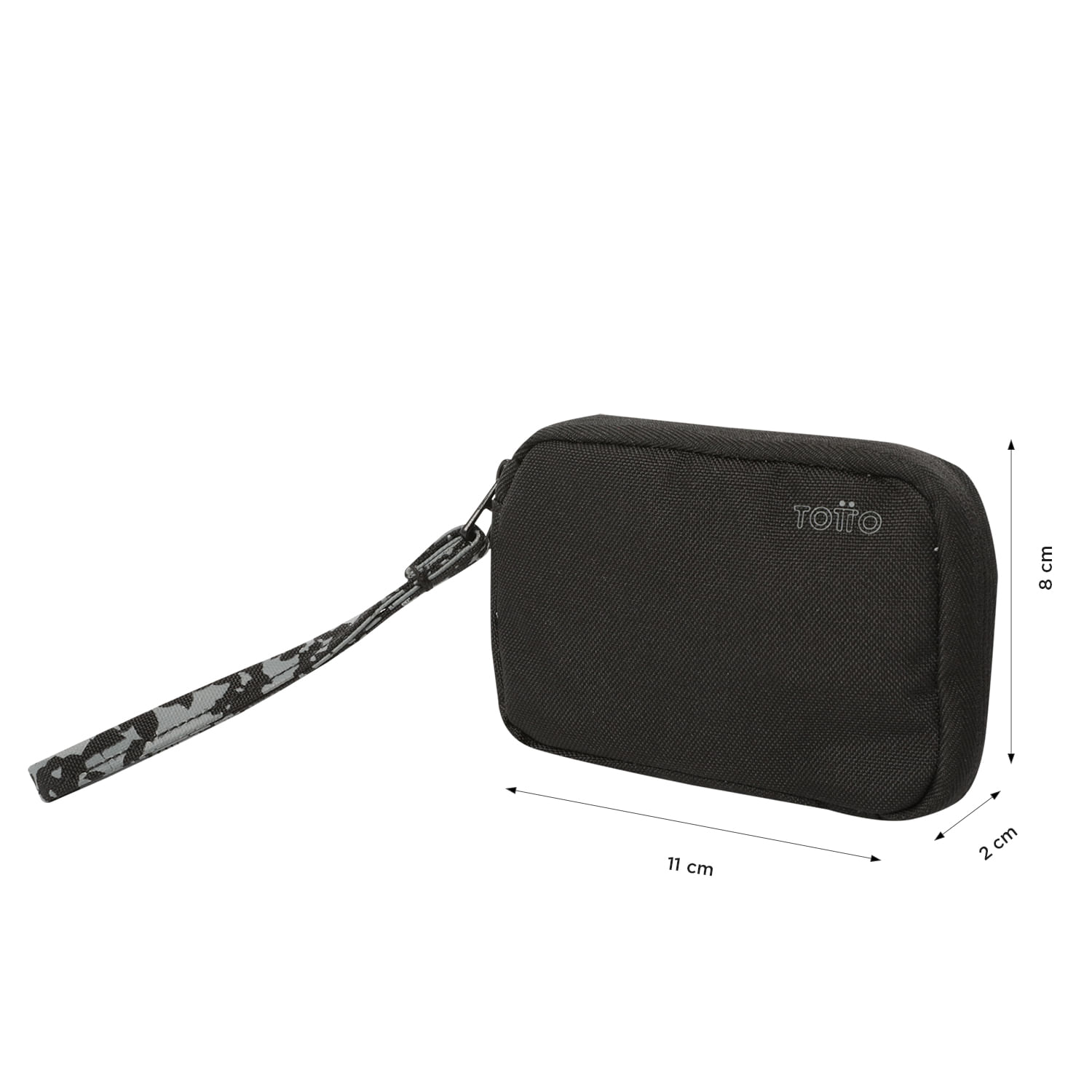 Monedero para Mujer Delion Negro Pequeño