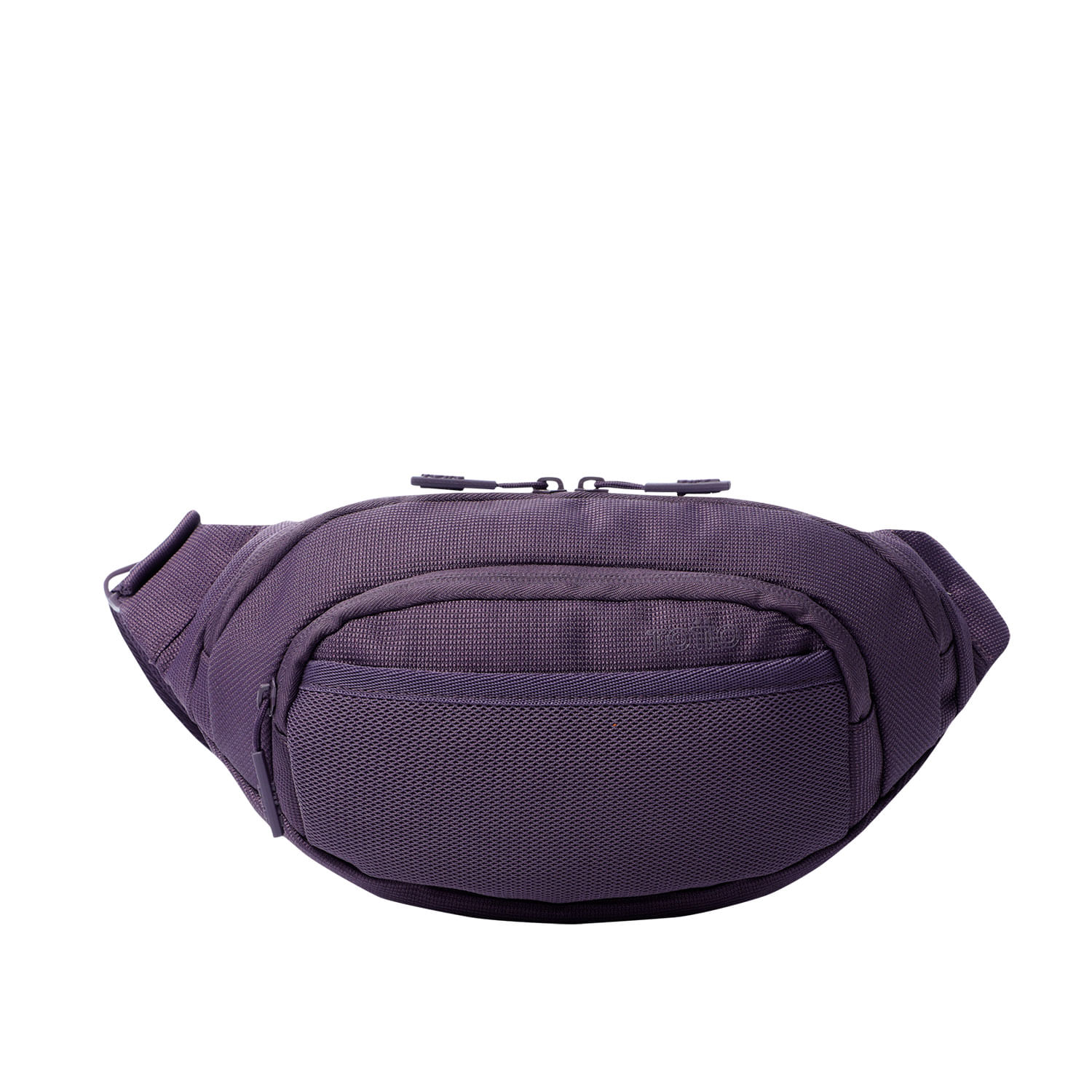 Canguro Mediano Mesh Pom Morado