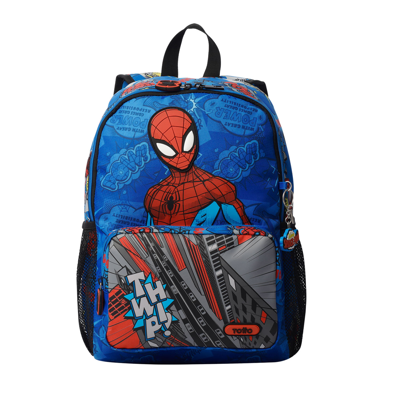 Morral para Niño Spiderman Pop Mediano Azul