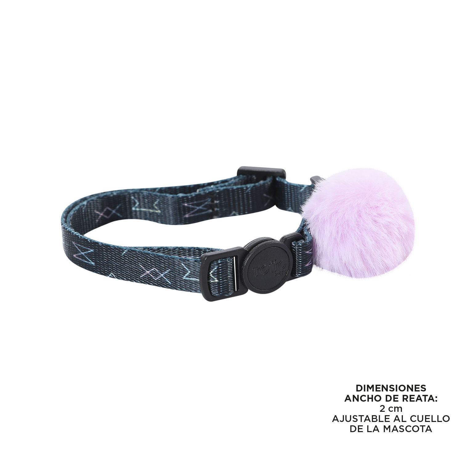 Collar para gatos Meow negro