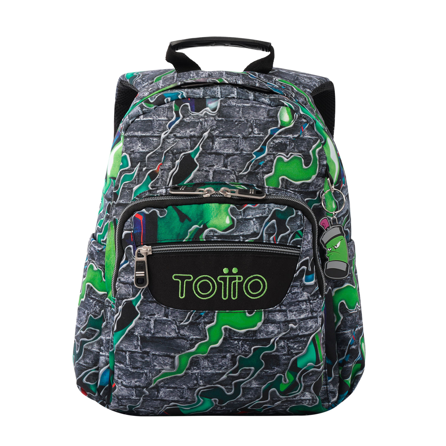 Morral Juvenil Porta PC 14" Acuarela Gris