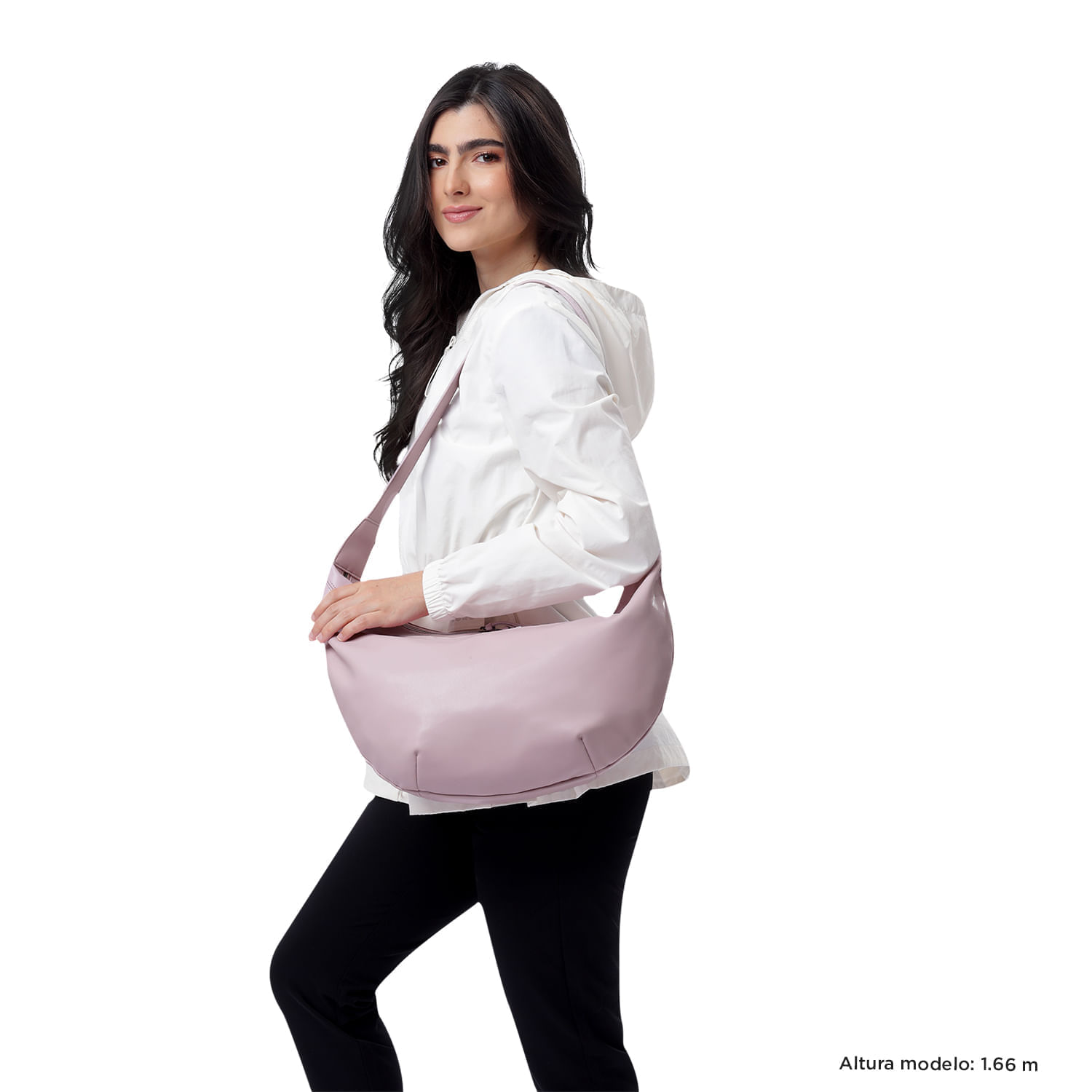 Bolso Crossbody Mujer Toscana Mediano Rosado
