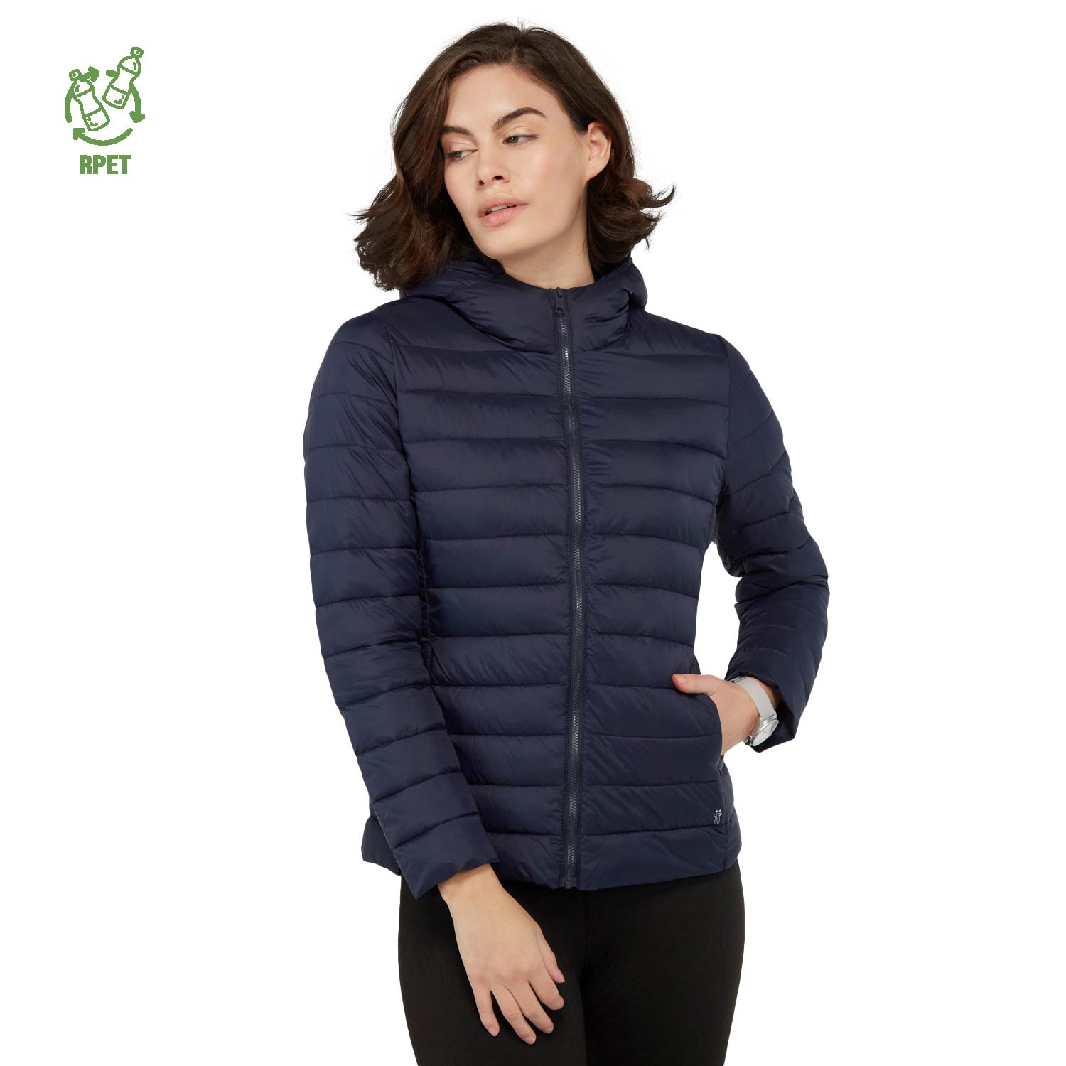 Chaqueta Mujer Acolchada Colorfull Azul