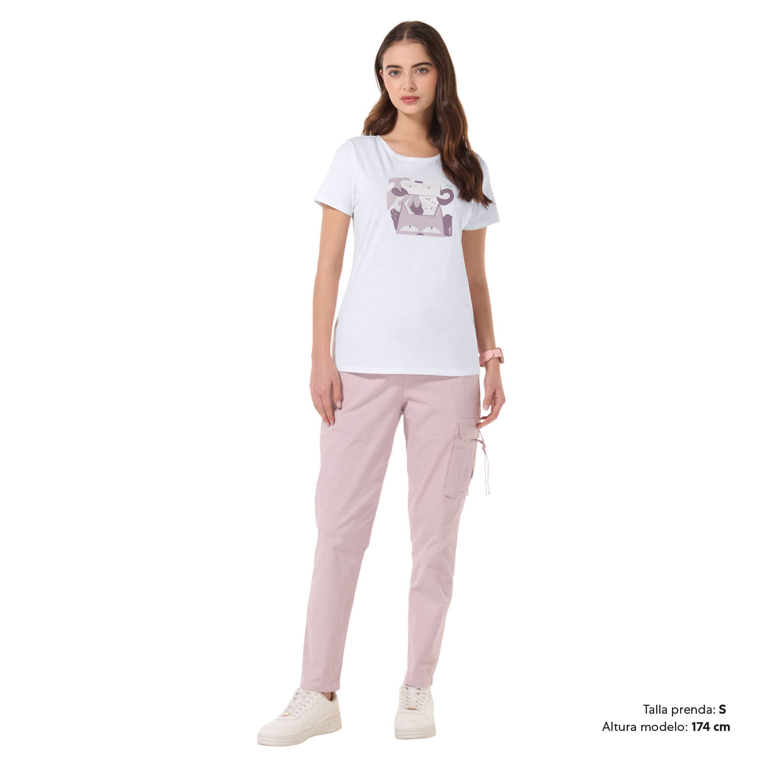 Camiseta para Mujer Dusti Xl Blanca