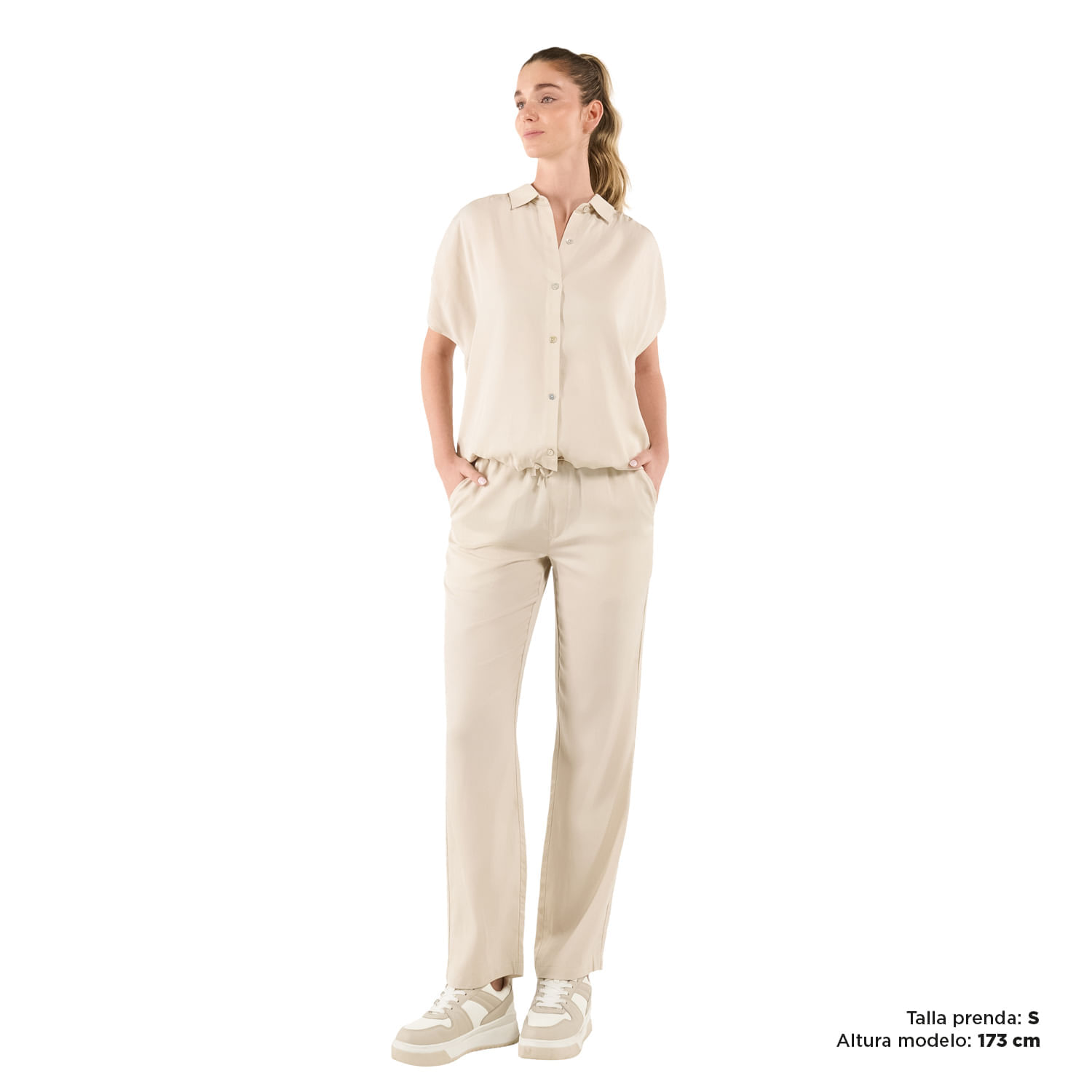 Camisa para Mujer Blazing Beige