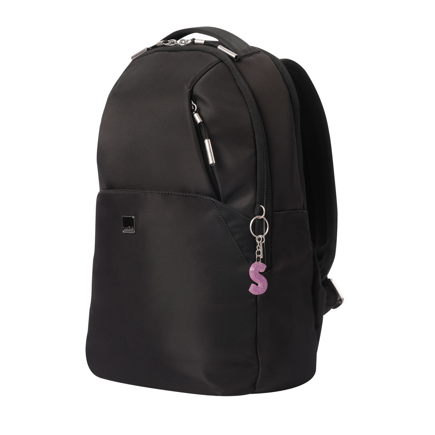 Llavero de Goma Abc color Morado