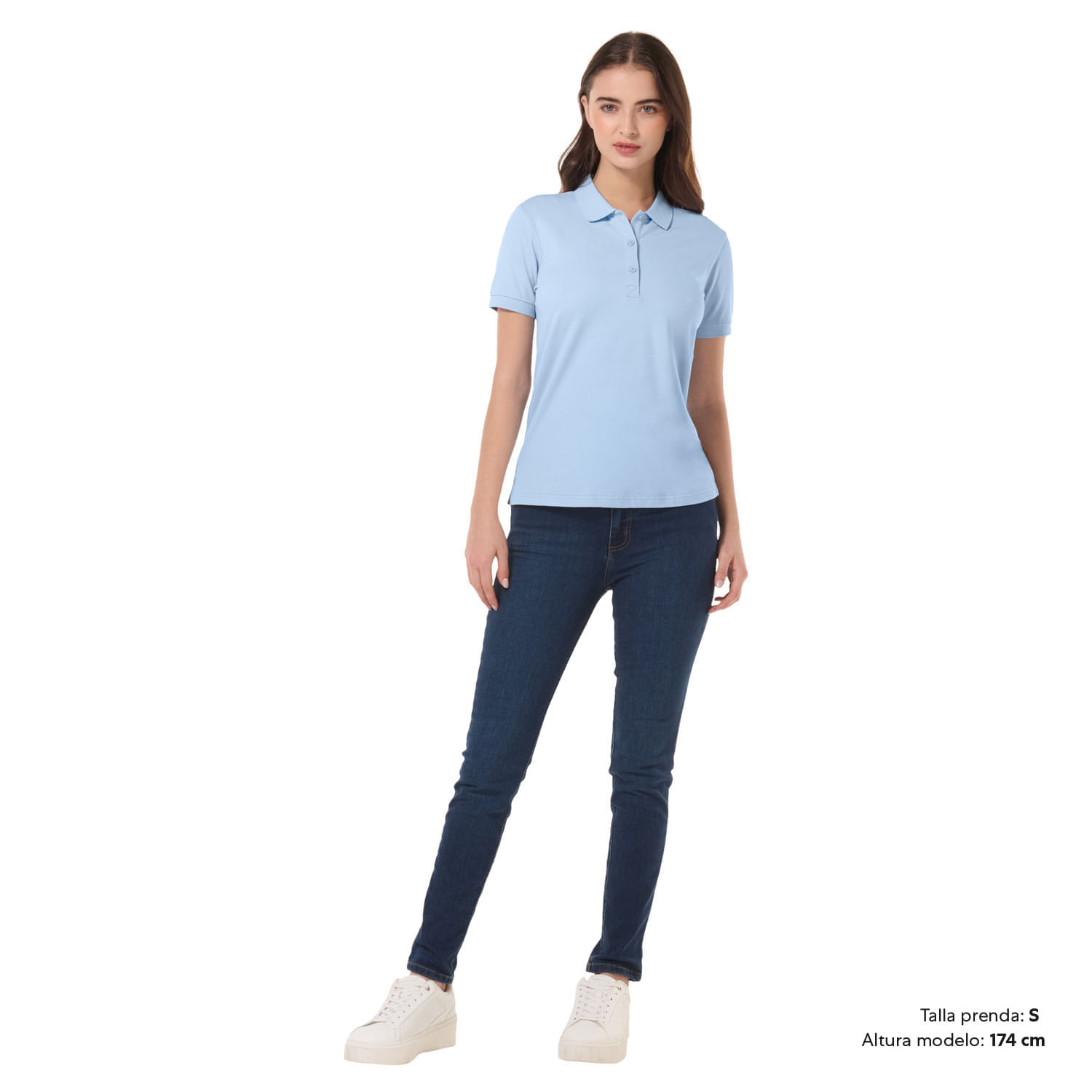 Camisa Tipo Polo Masara Xl Mujer Azul