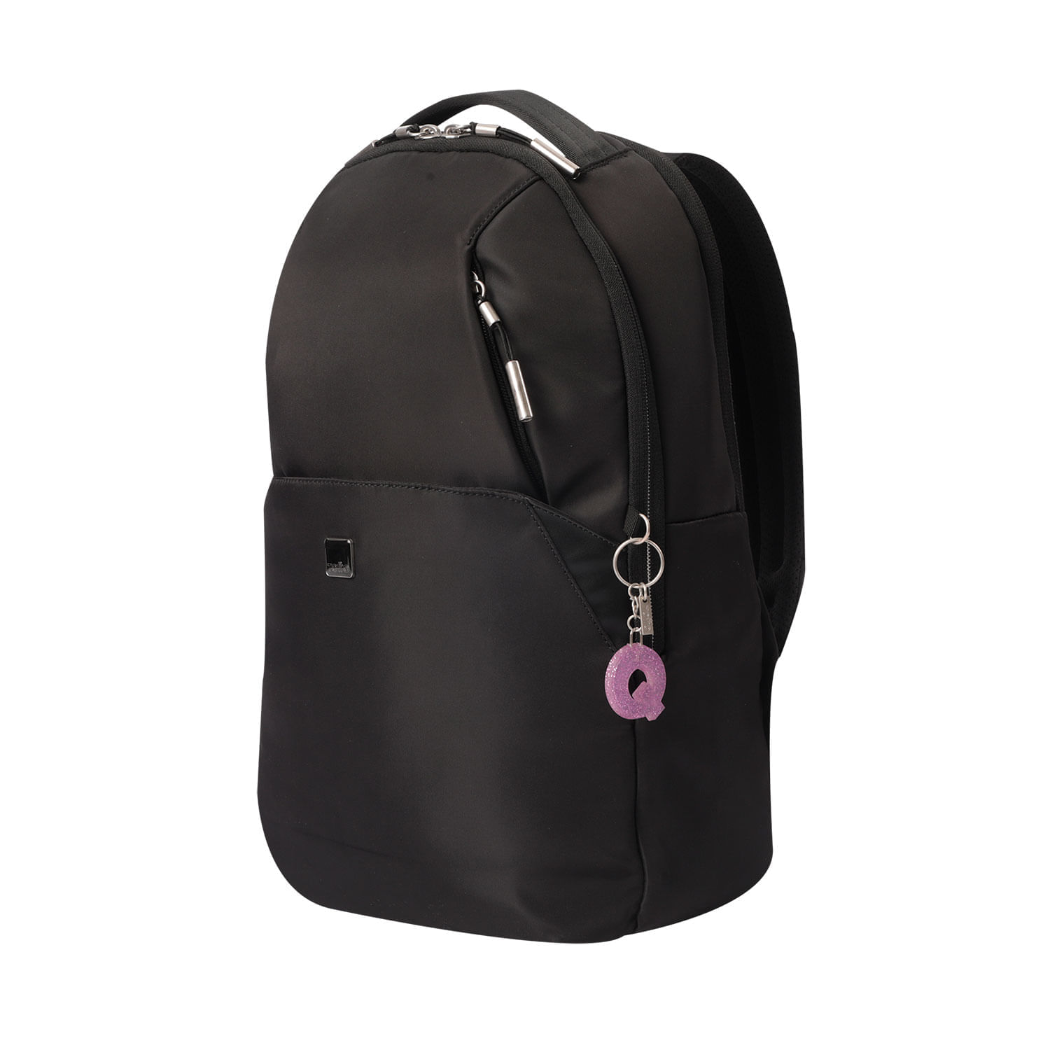 Llavero de Goma Abc color Morado
