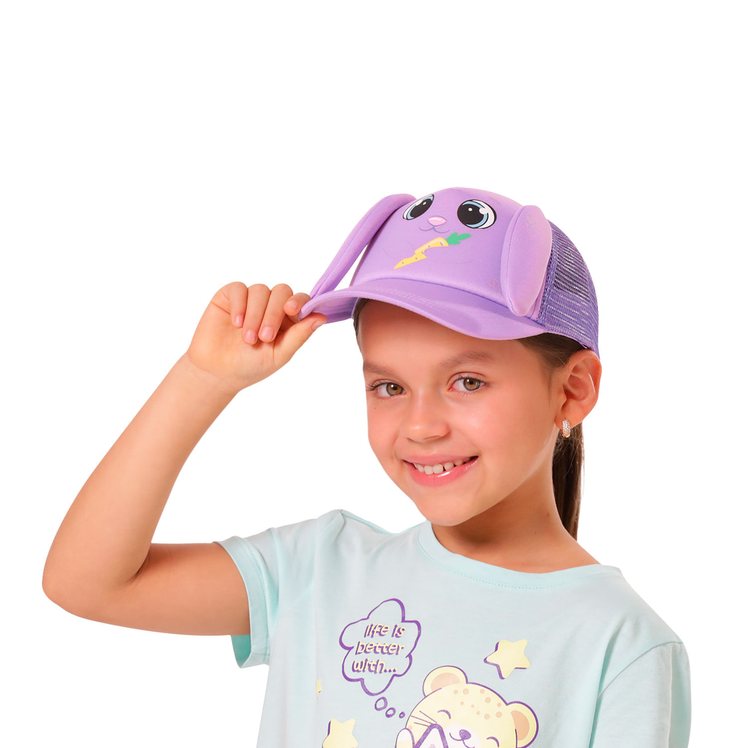 Gorra Trucker para Niño Sunnys Morada